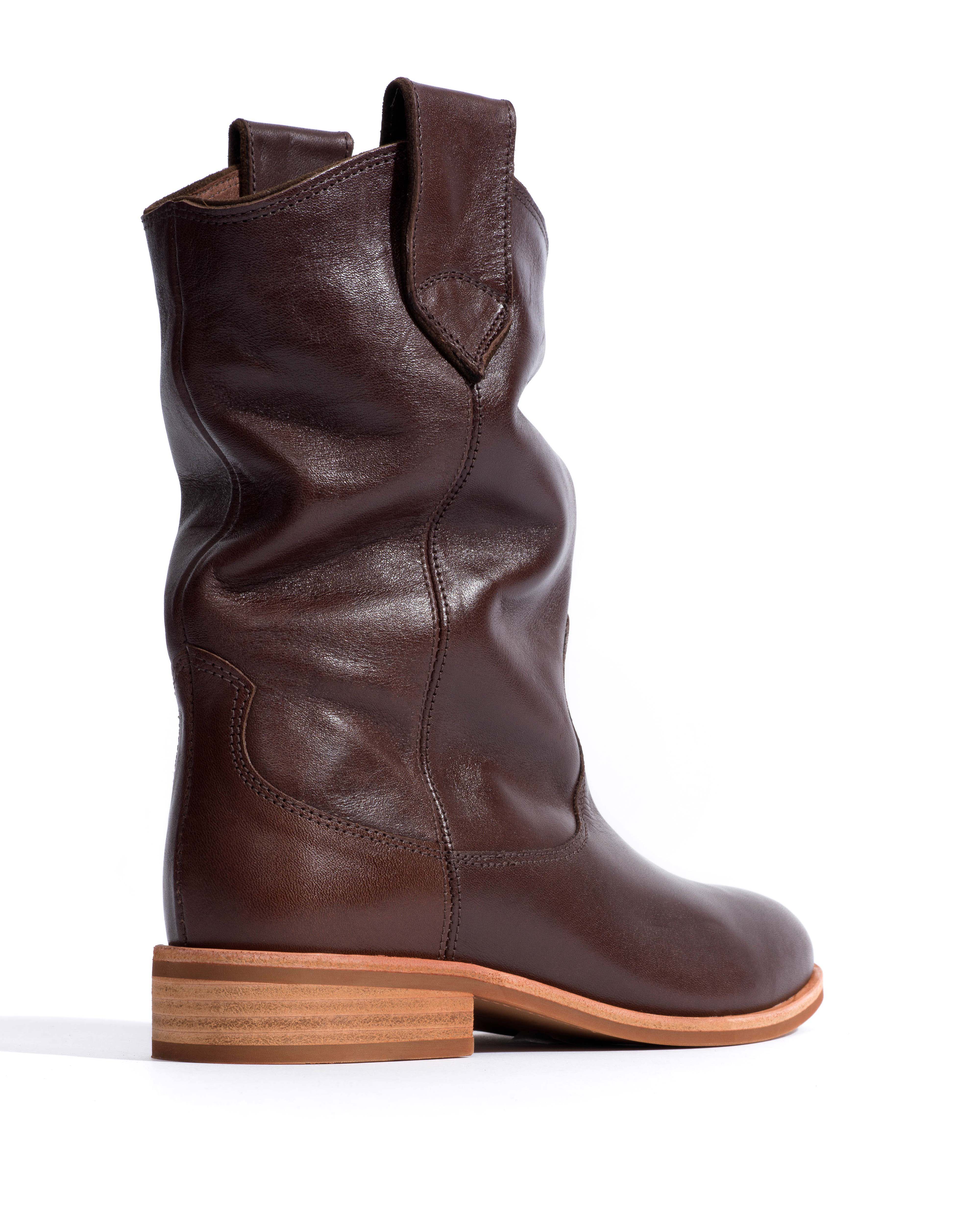 Claudia Vegetal soft calf Coffee brown - Image 3