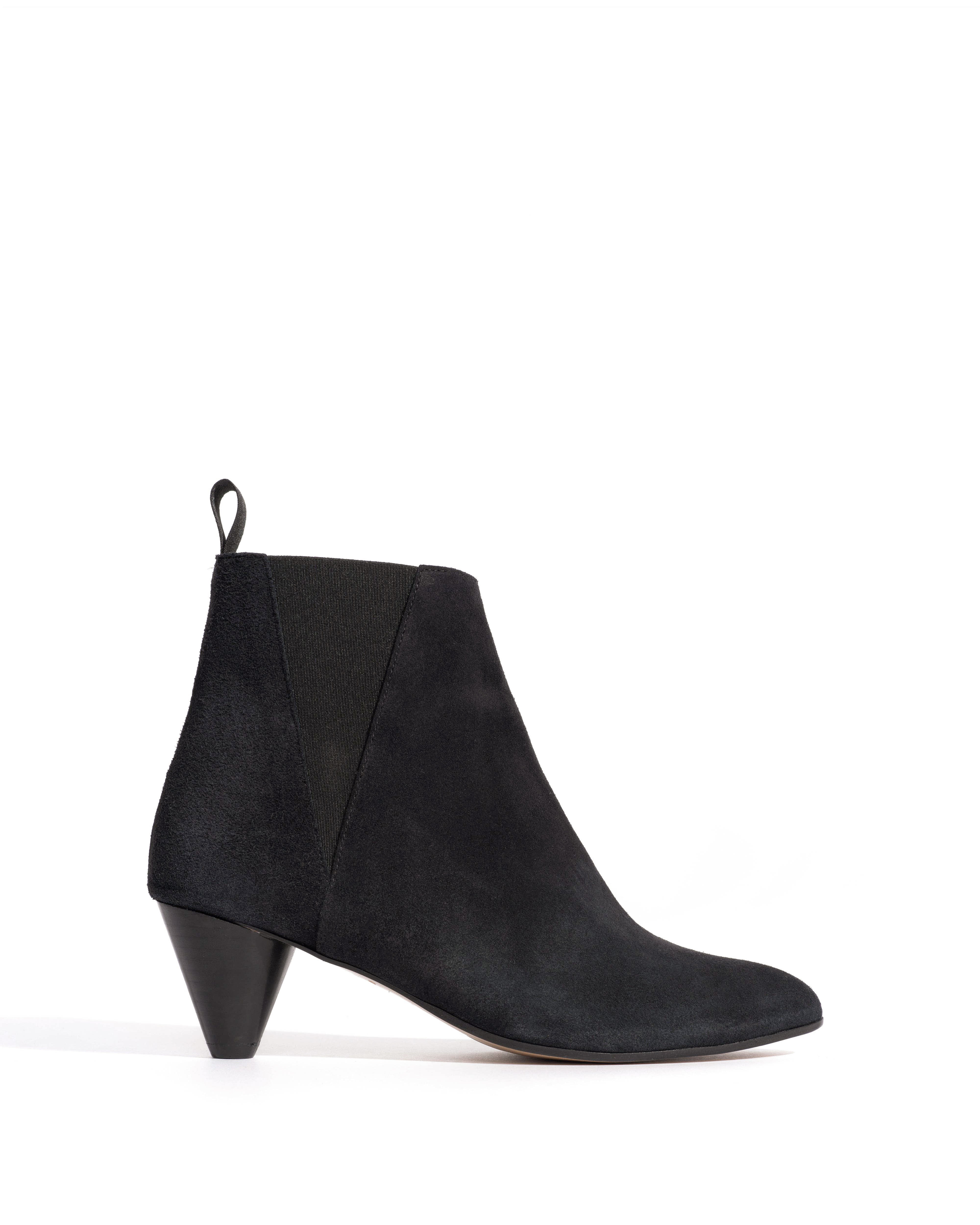 Clivia 50 cone Calf suede Off black