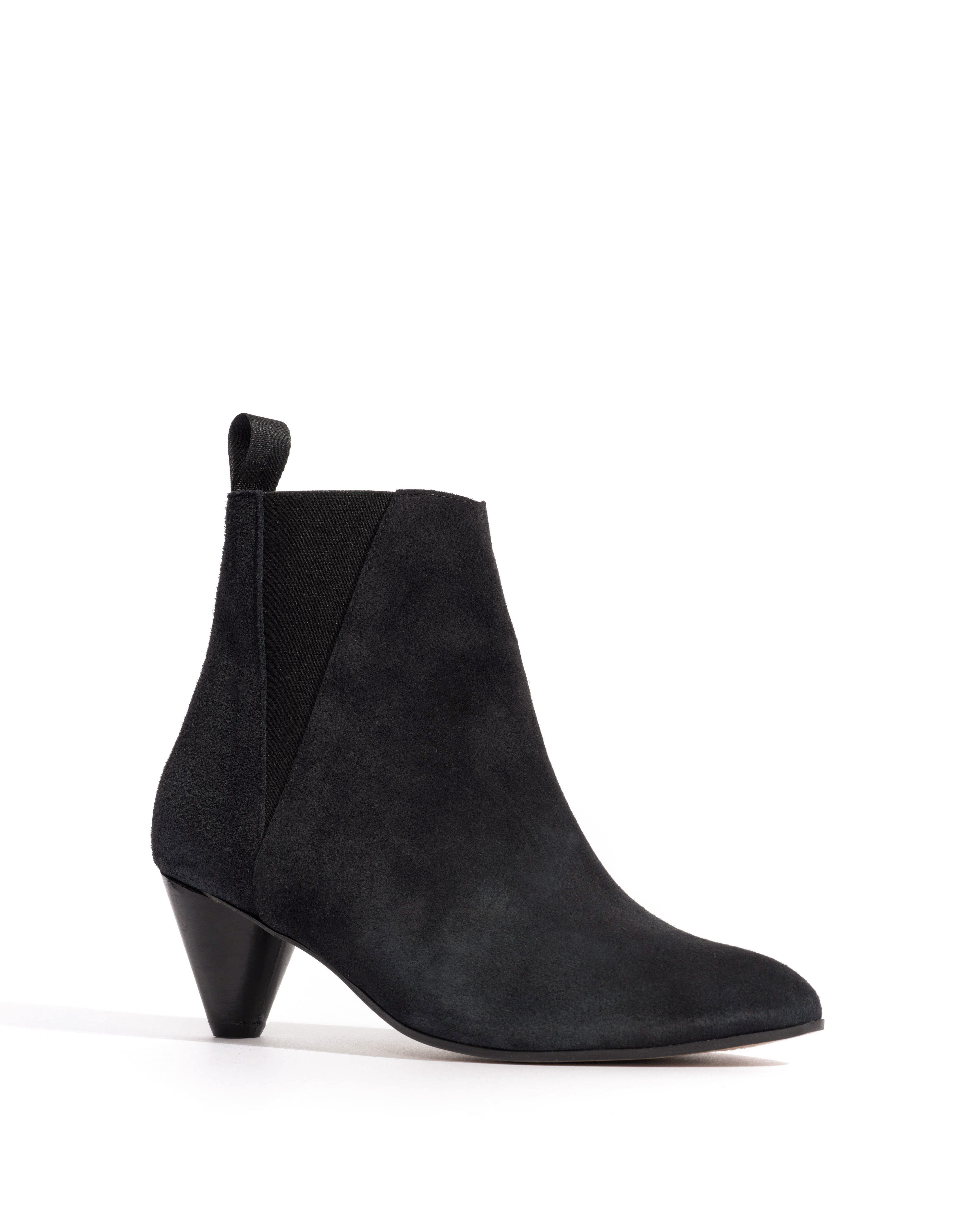Clivia 50 cone Calf suede Off black - Image 2