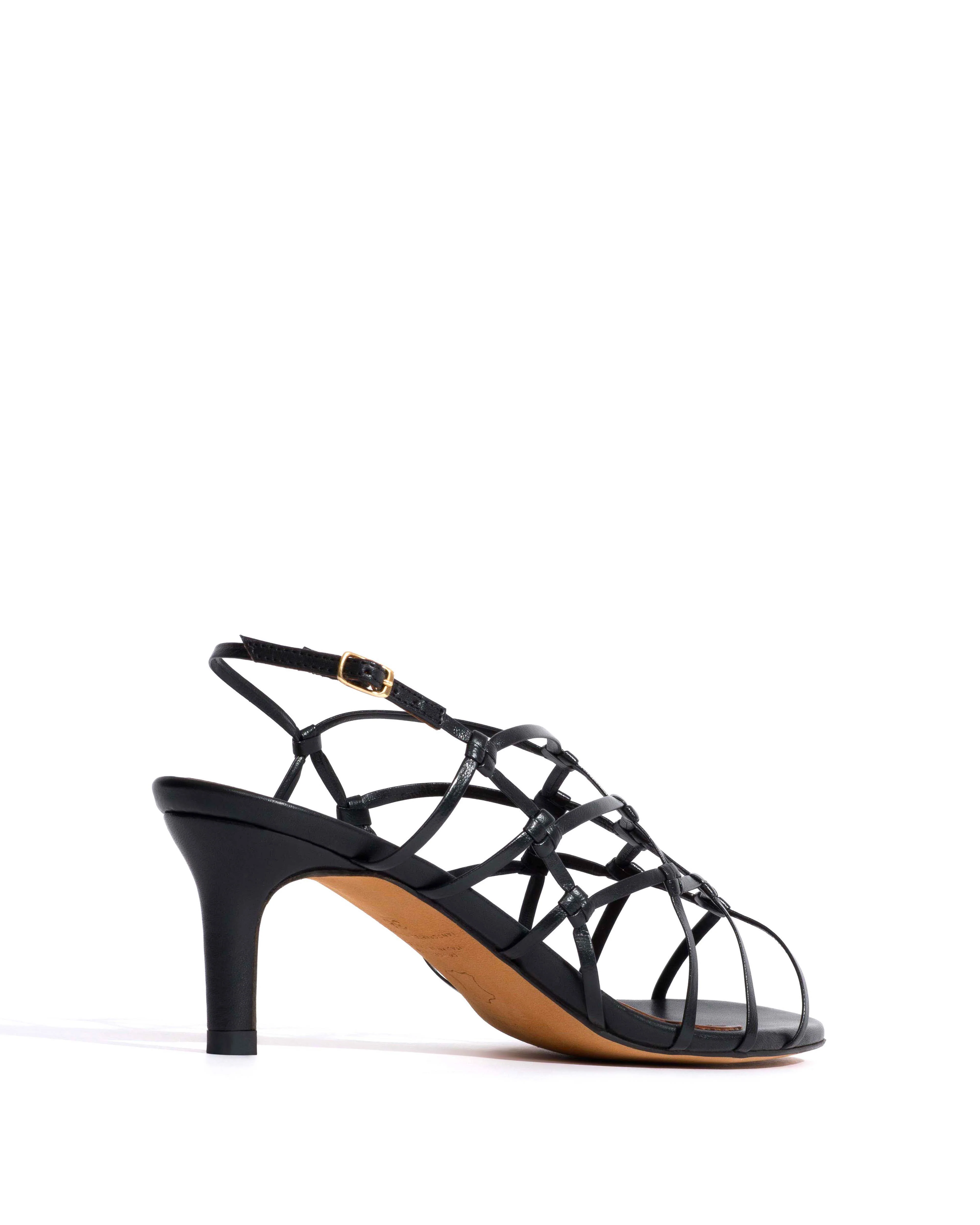 Conie 55 hand-braided Hand-braided leather Black - Image 3