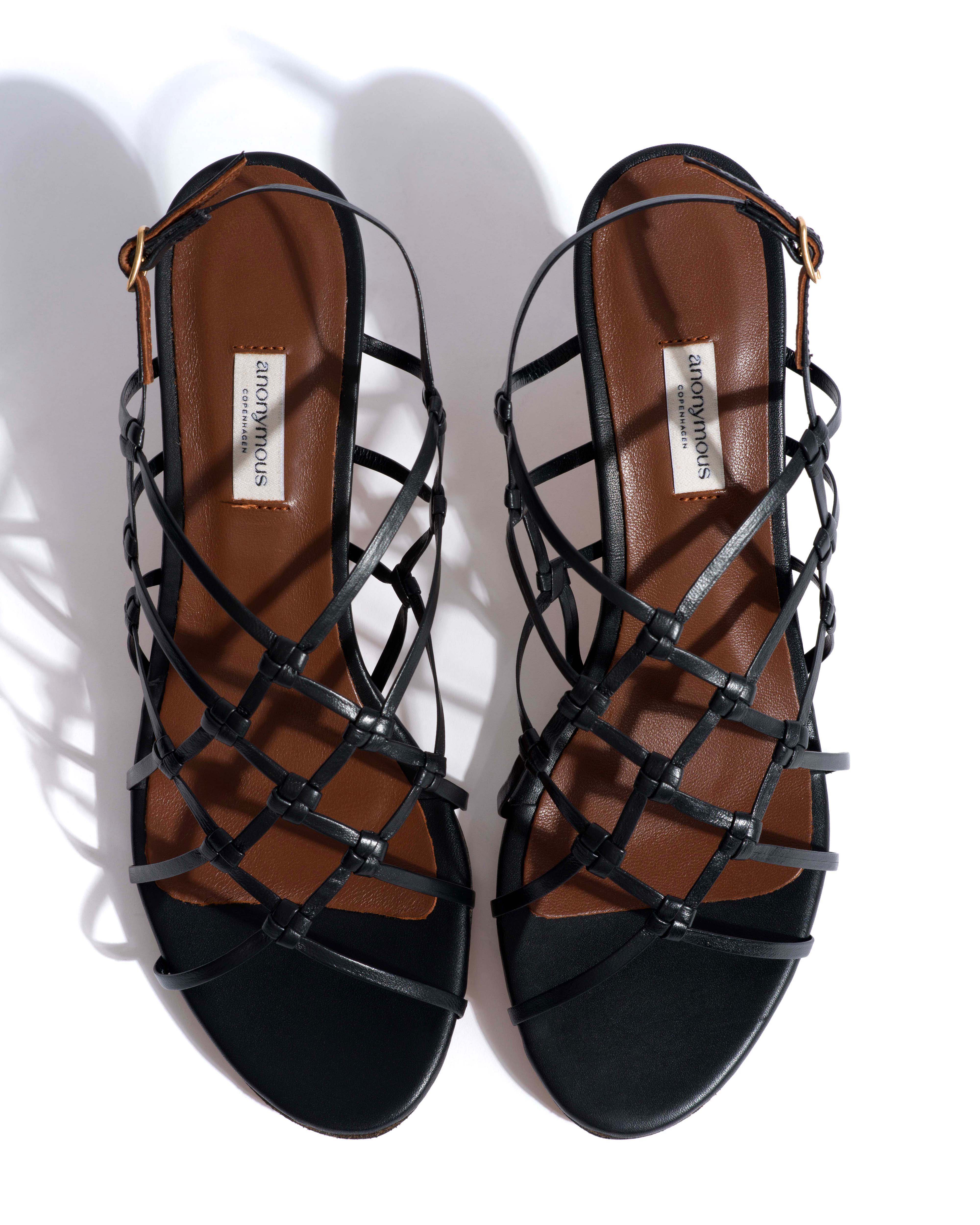 Conie 55 hand-braided Hand-braided leather Black - Image 4