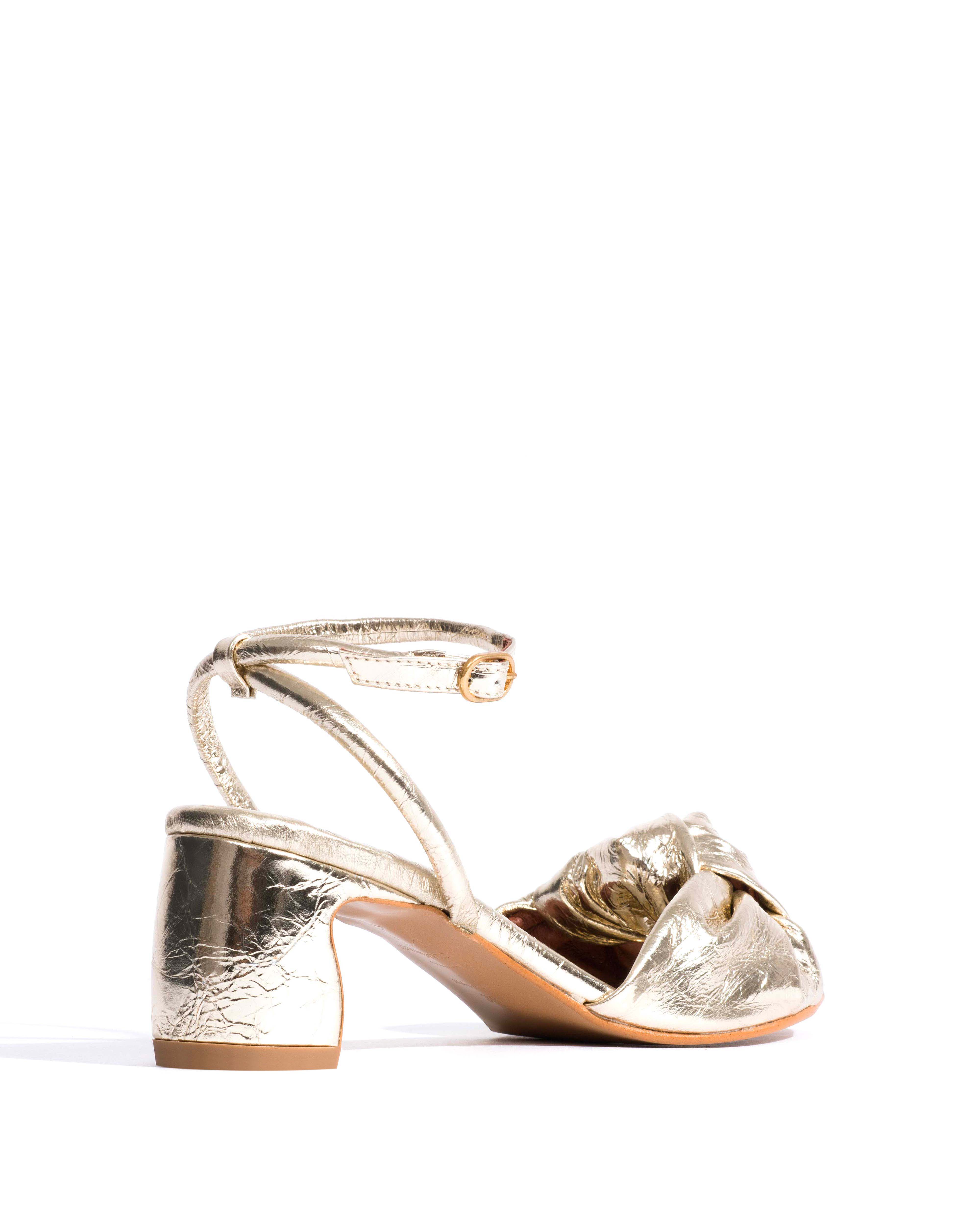 Curvey 50 Crinkled metallic lamb Champagne - Image 3