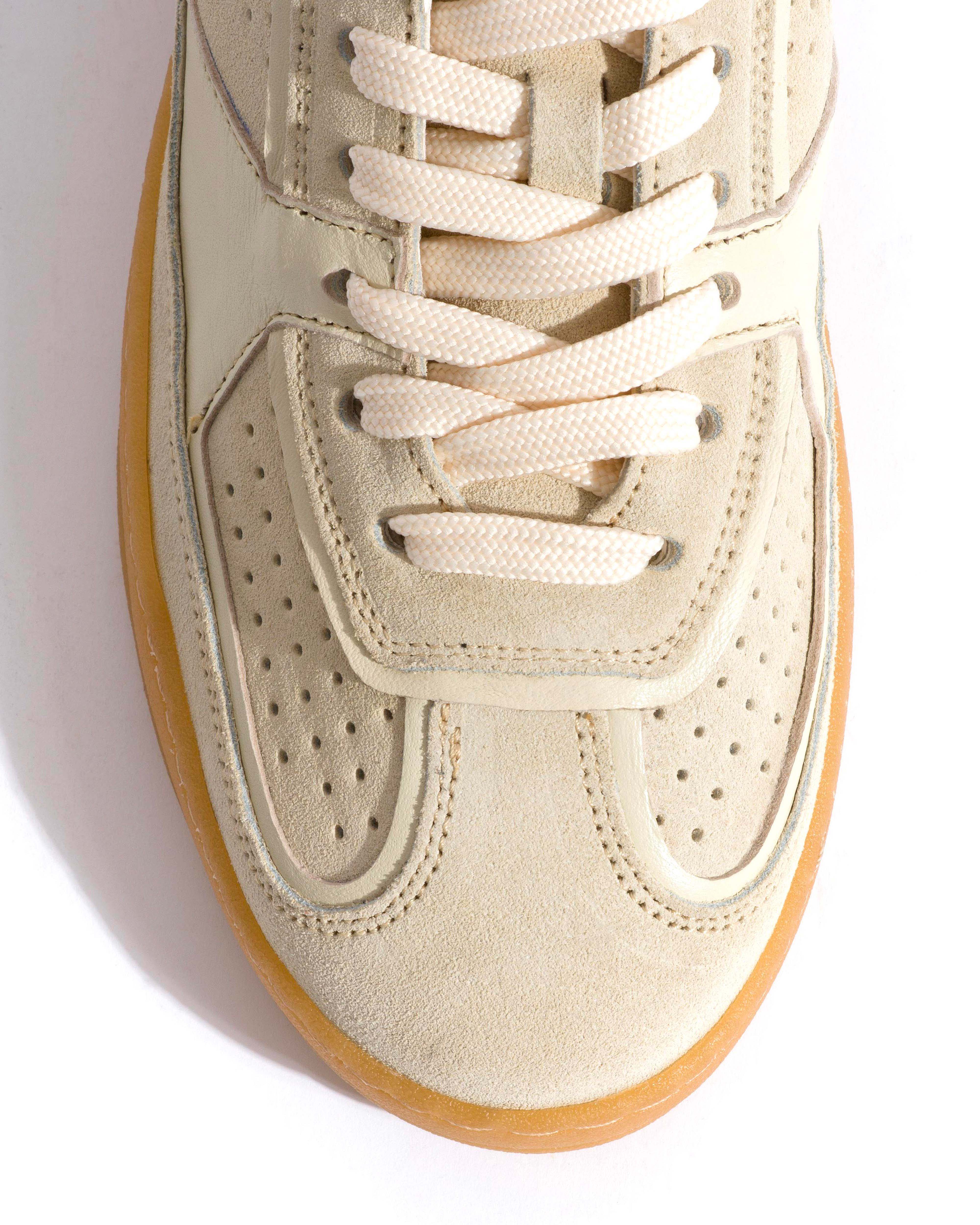 Dabbie Calf suede & sleek leather & boucle Antique white & white sand & pineapple ice - Image 5