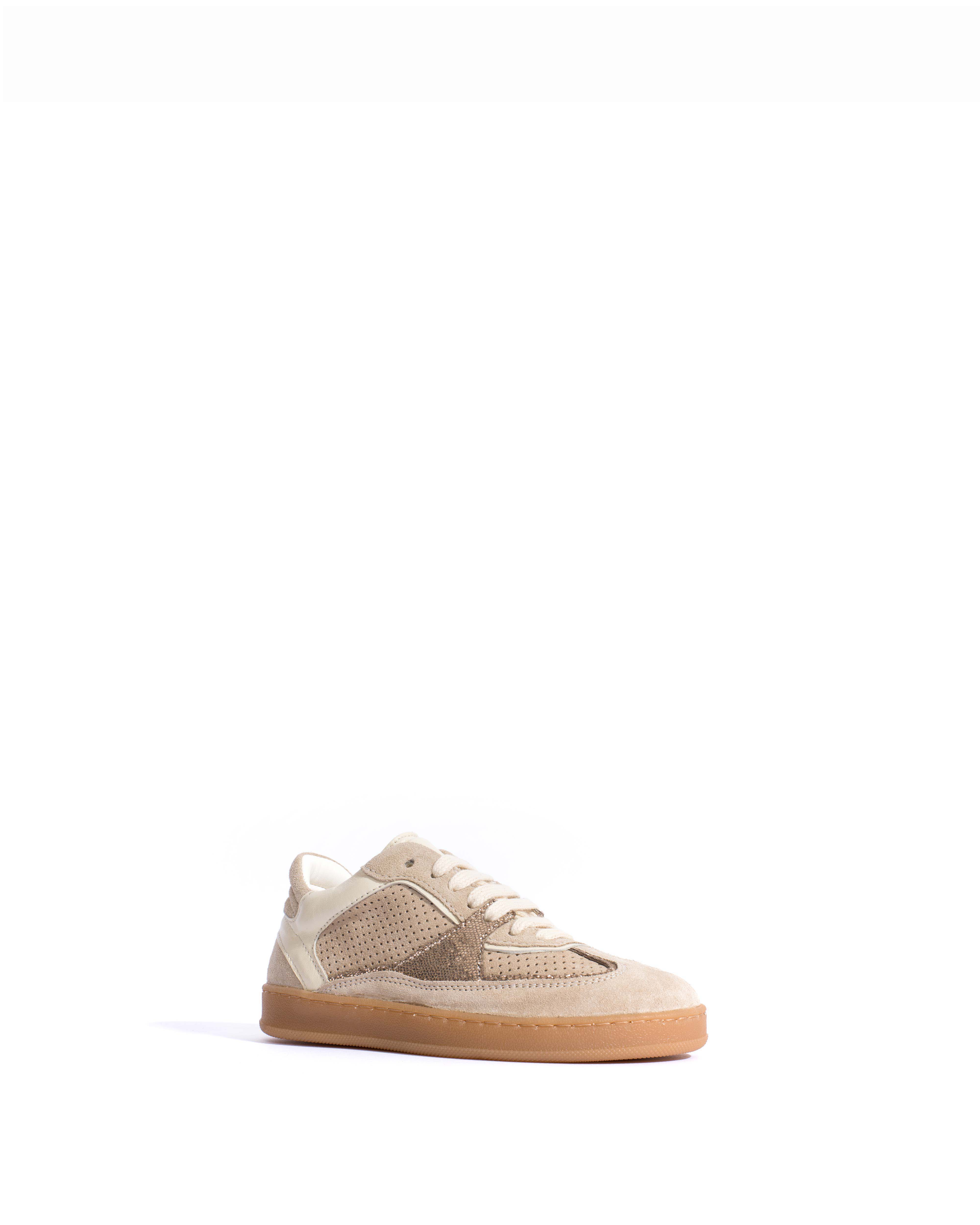 Dabbie junior Calf suede & mix Mushroom & vintage champagne mix - Image 2
