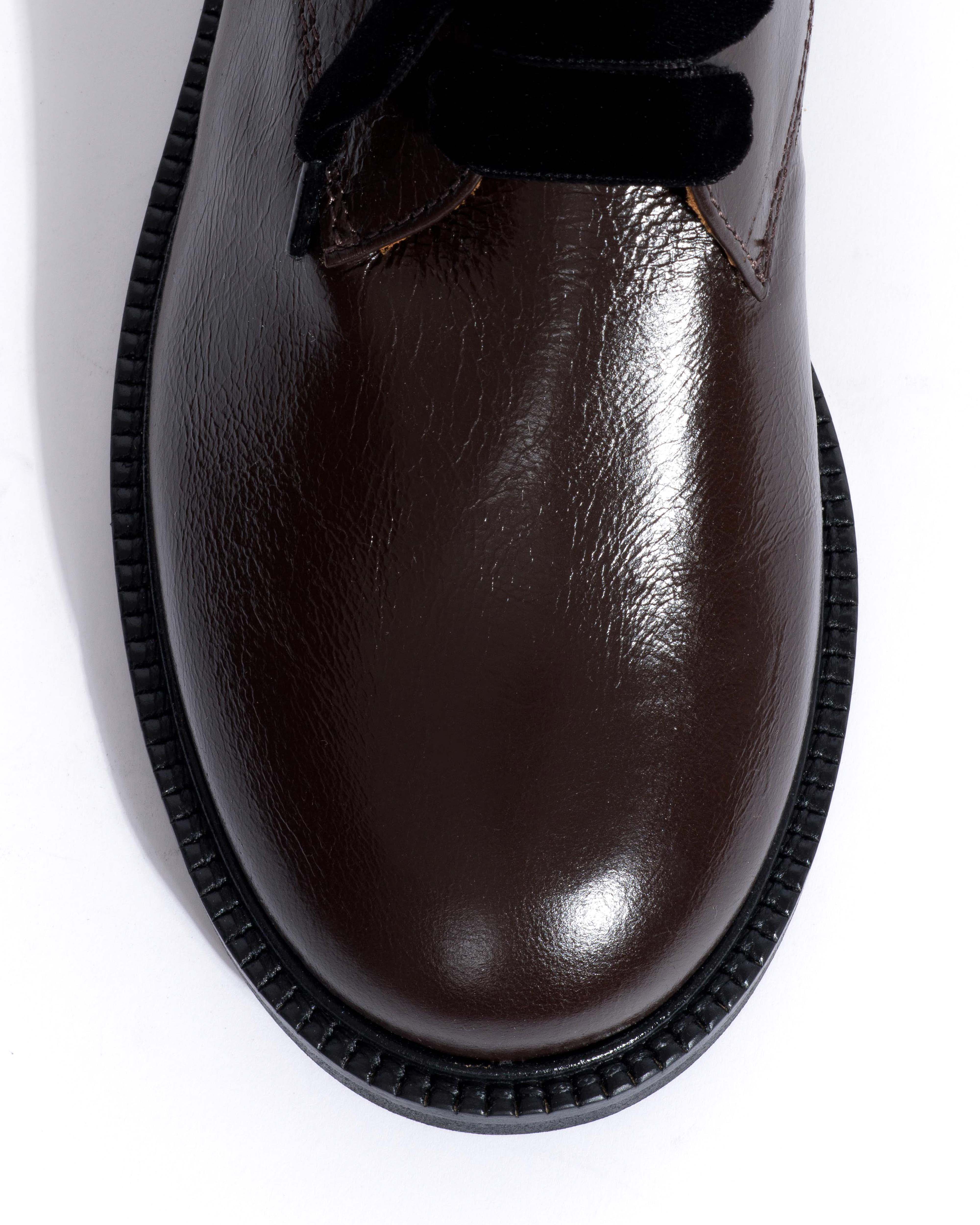 Derb Crinkled soft calf Espresso brown - Image 5