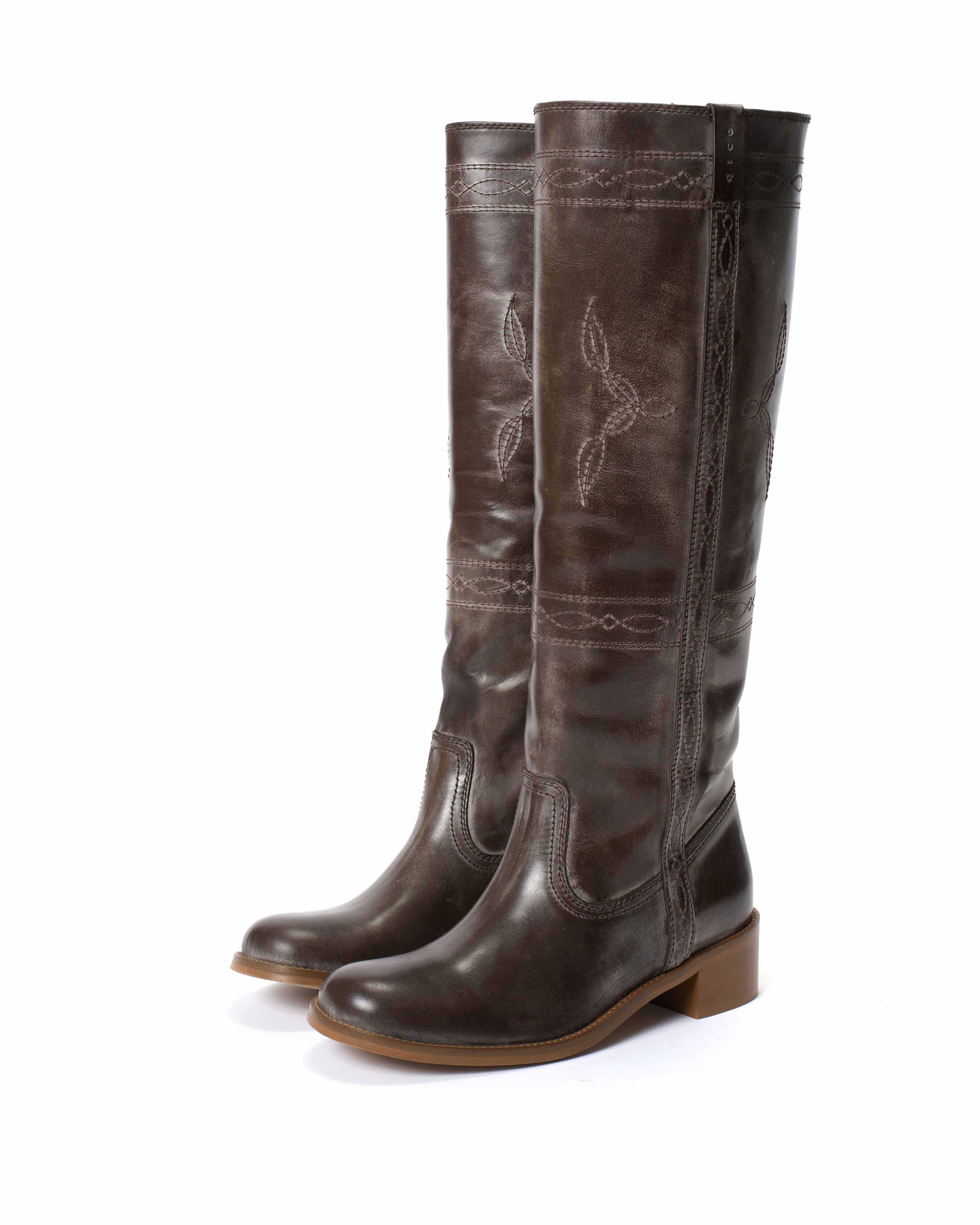 Dico Ann Western stitch Escovado Dark brown - Image 2