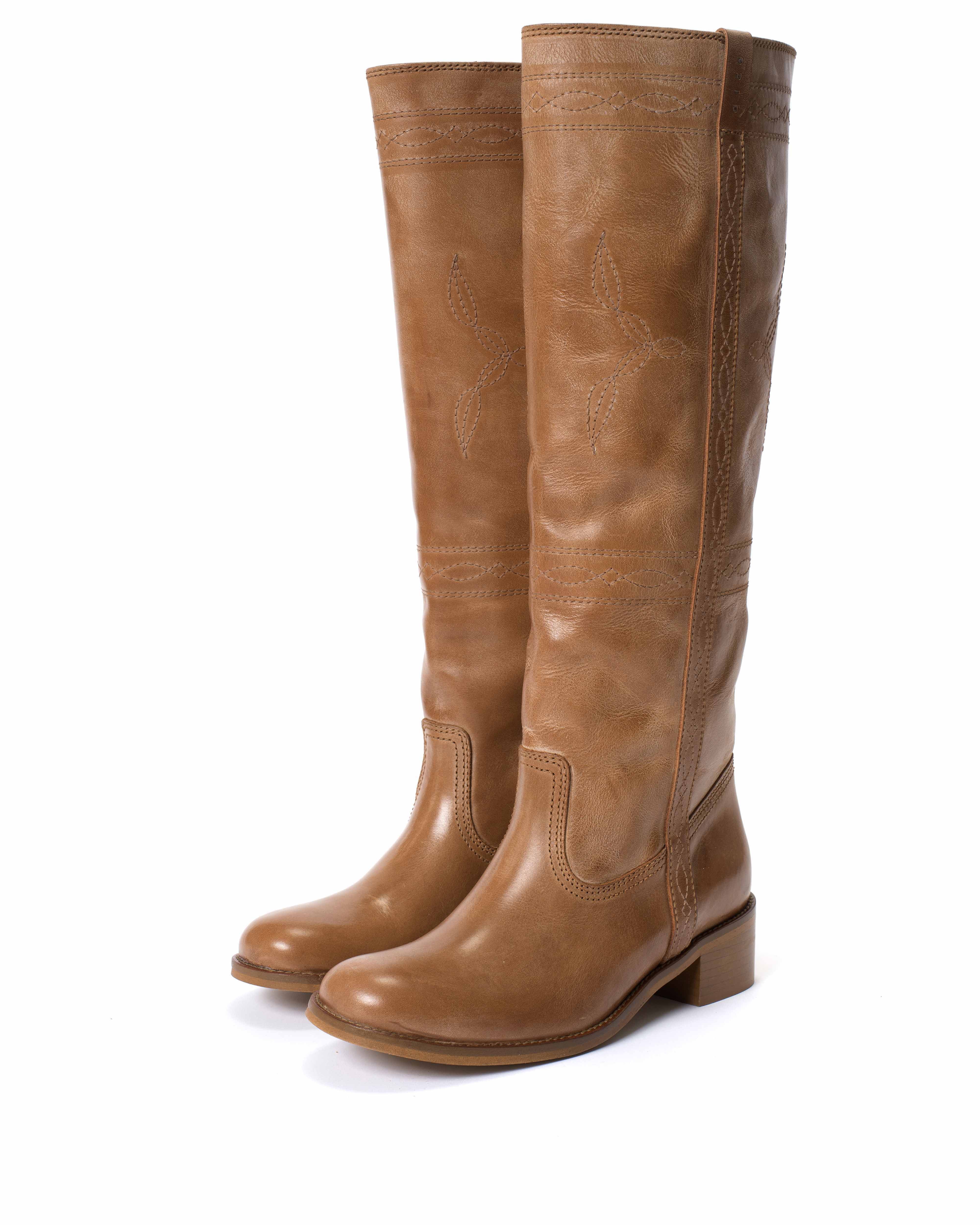Dico Ann Western stitch Escovado Dark tan - Image 2