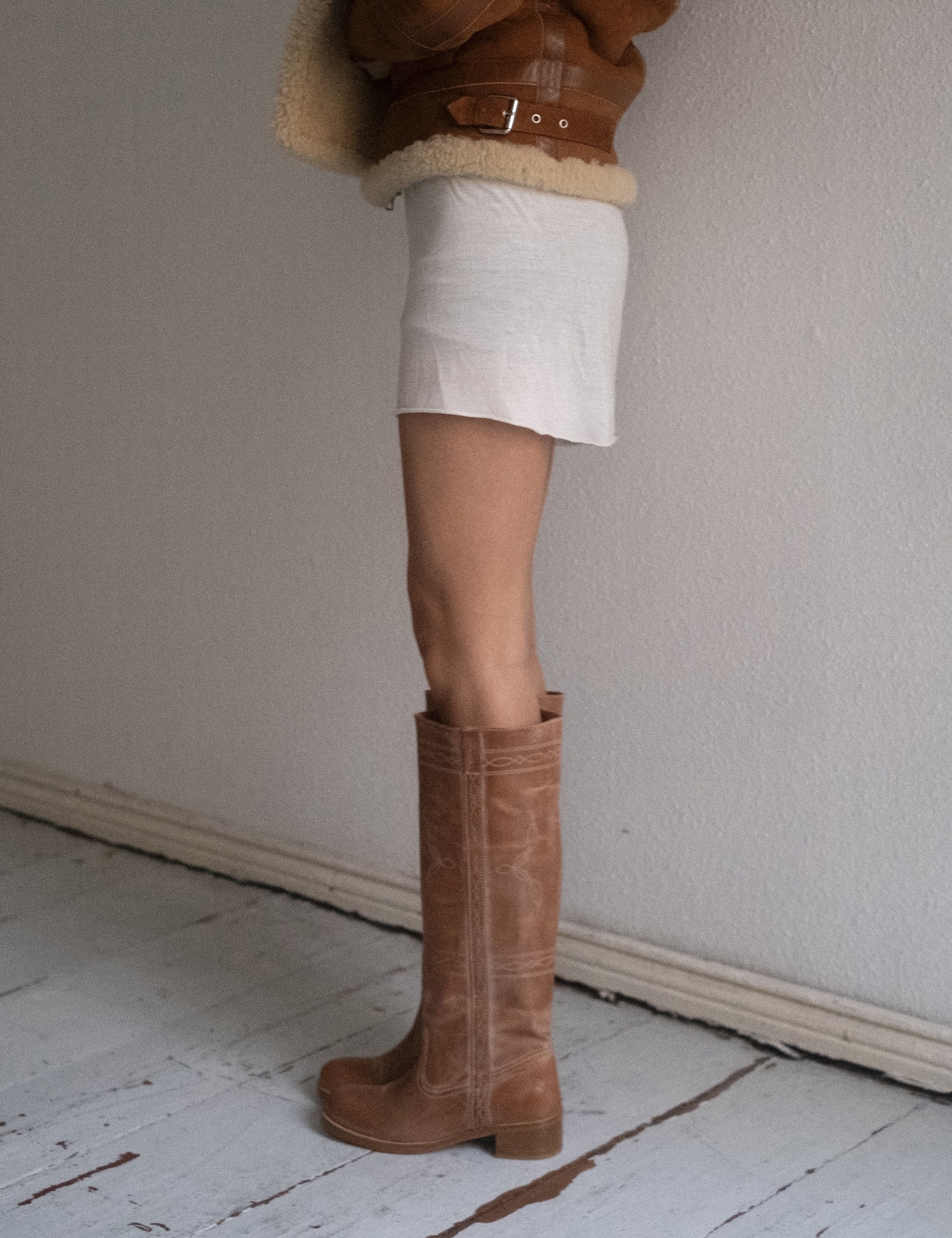 Dico Ann Western stitch Escovado Dark tan - Image 3
