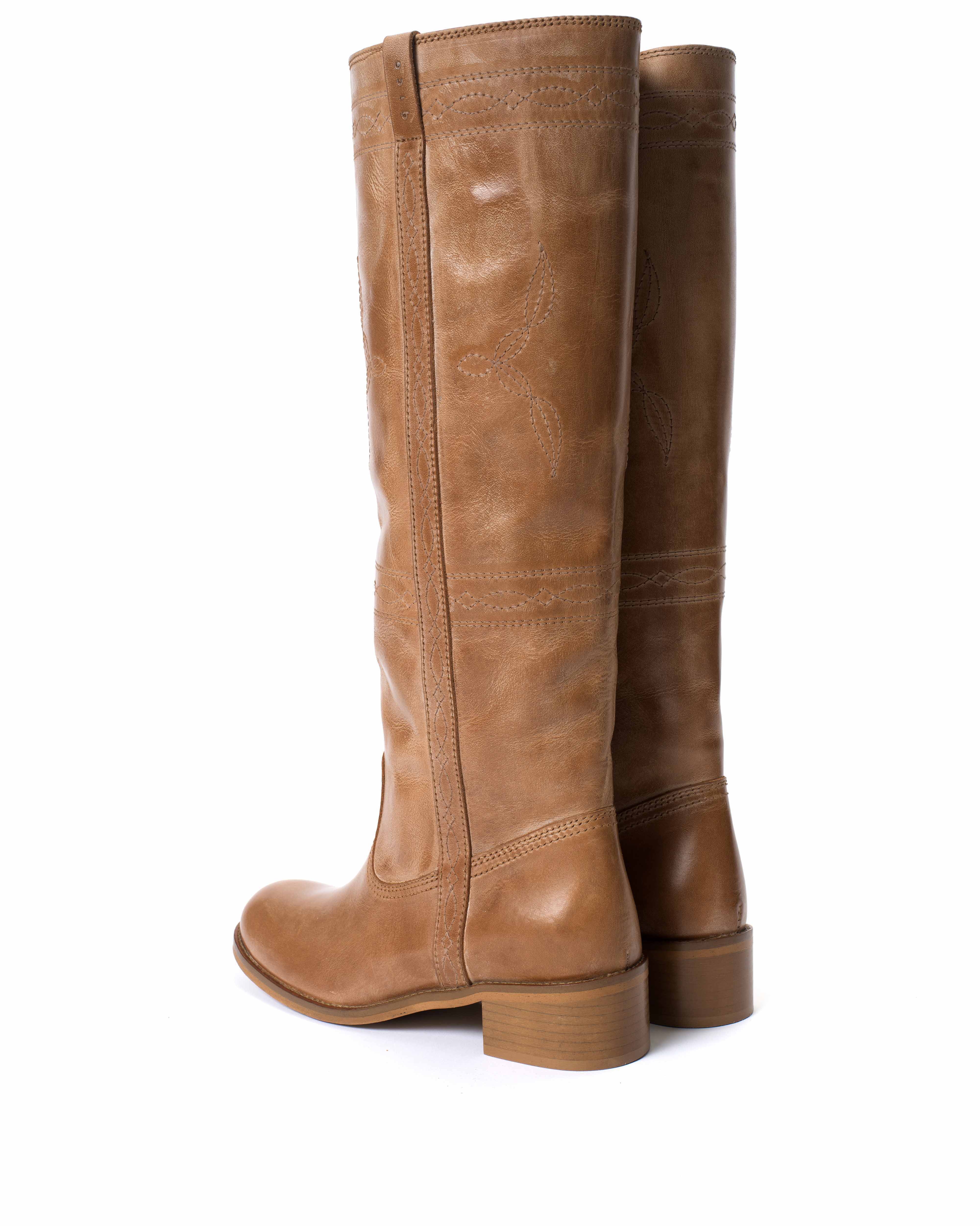 Dico Ann Western stitch Escovado Dark tan - Image 5