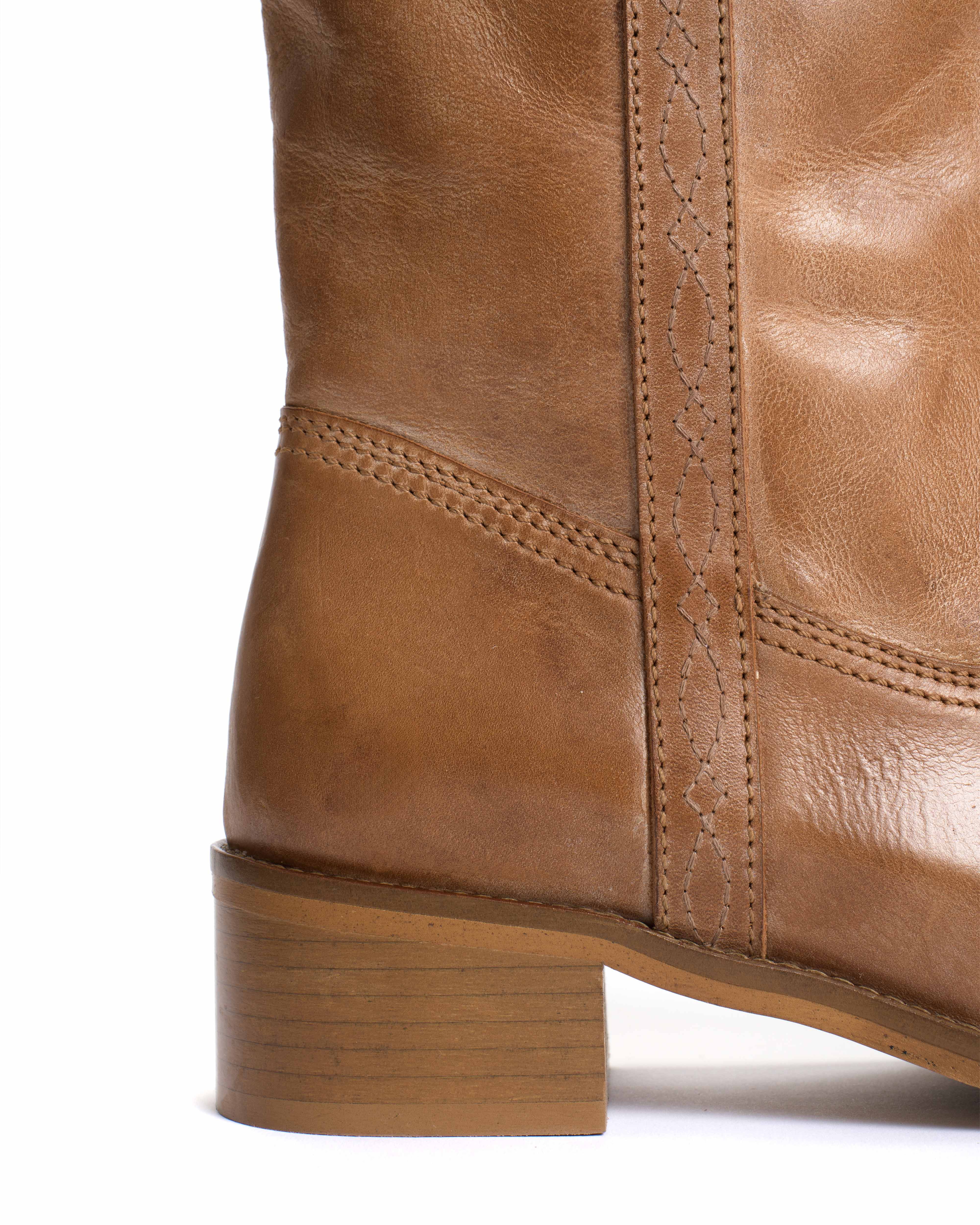 Dico Ann Western stitch Escovado Dark tan - Image 7