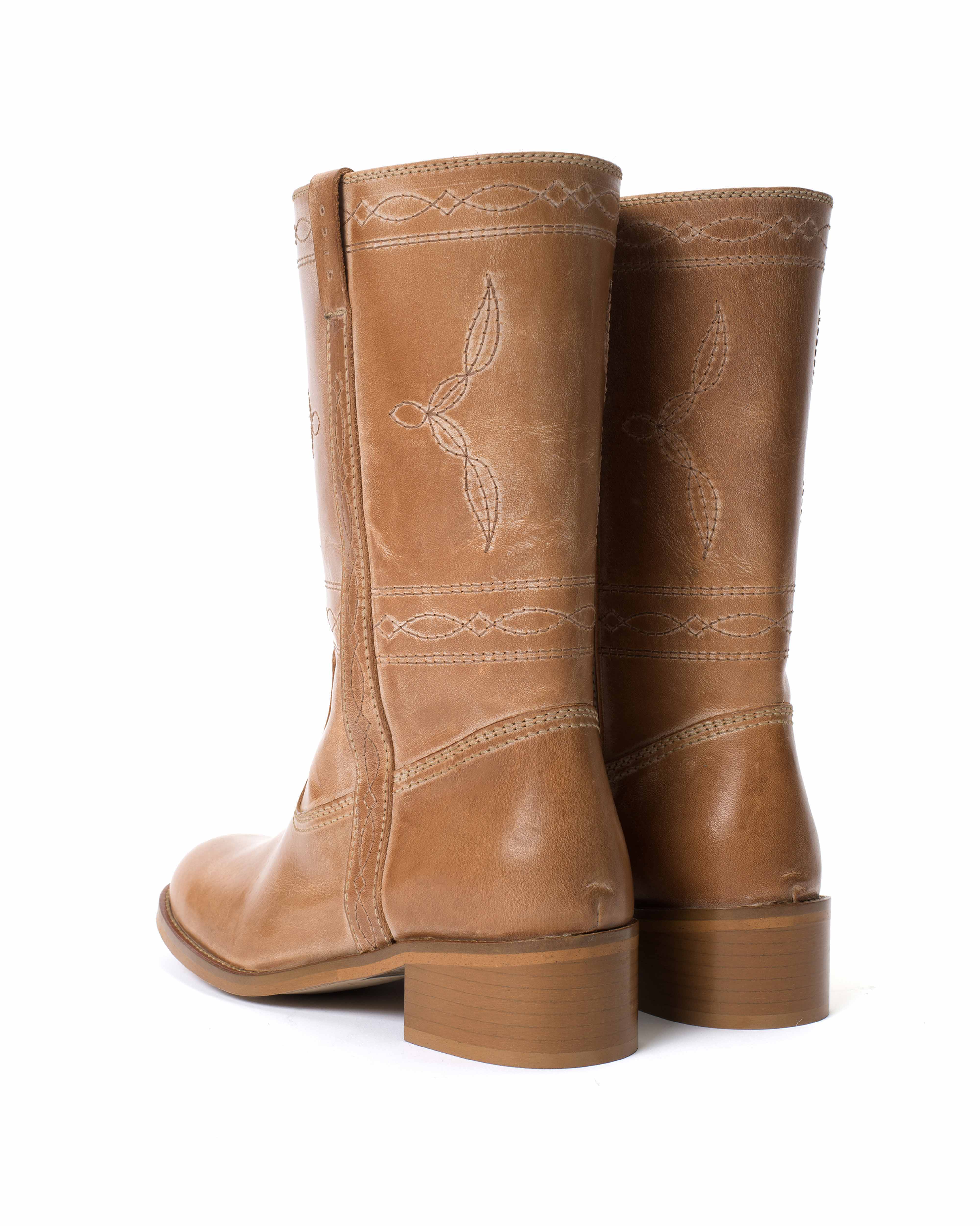 Dico Julia Western stitch Escovado Dark tan - Image 4