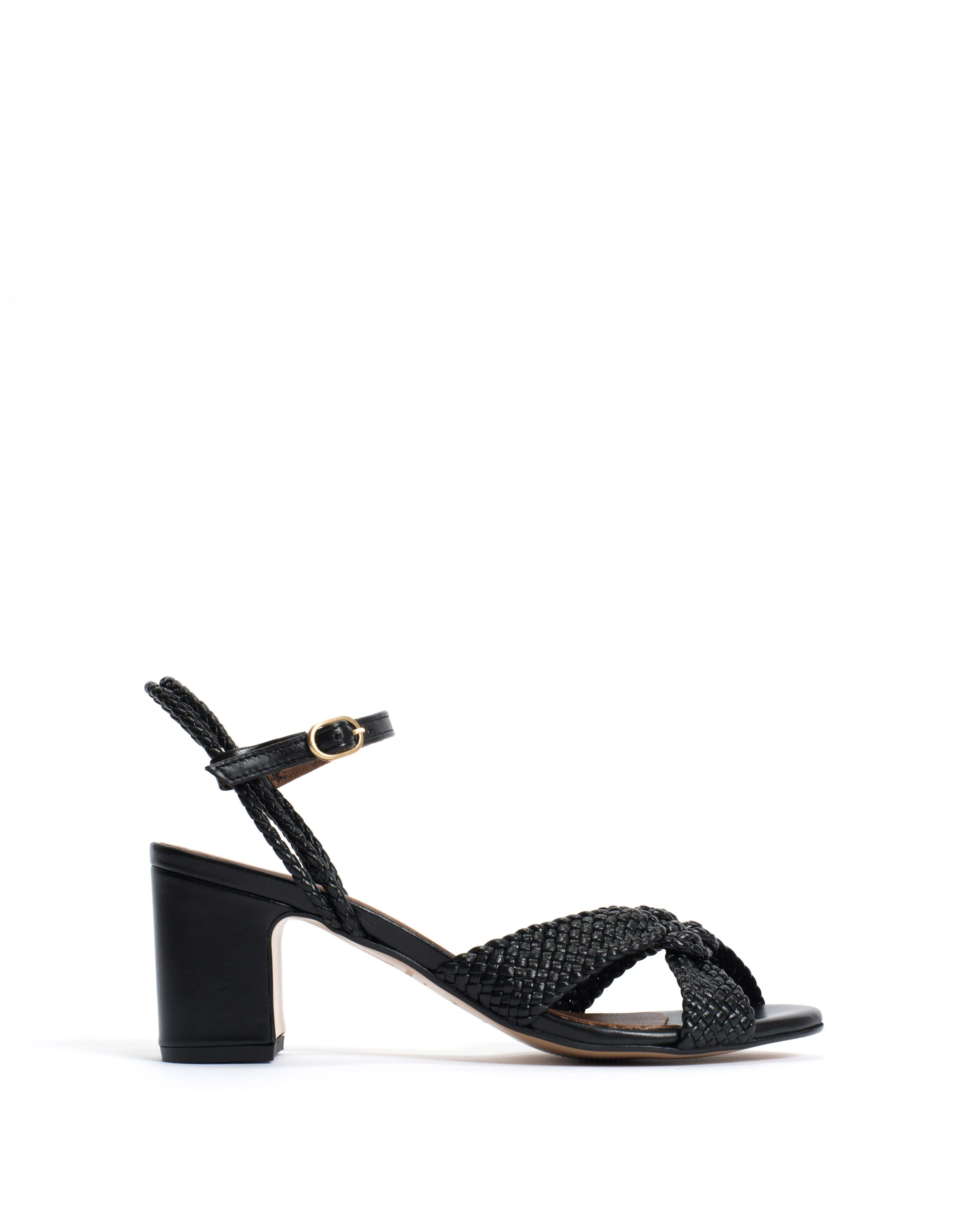 Dilaya 55 hand-braided Hand-braided leather Black