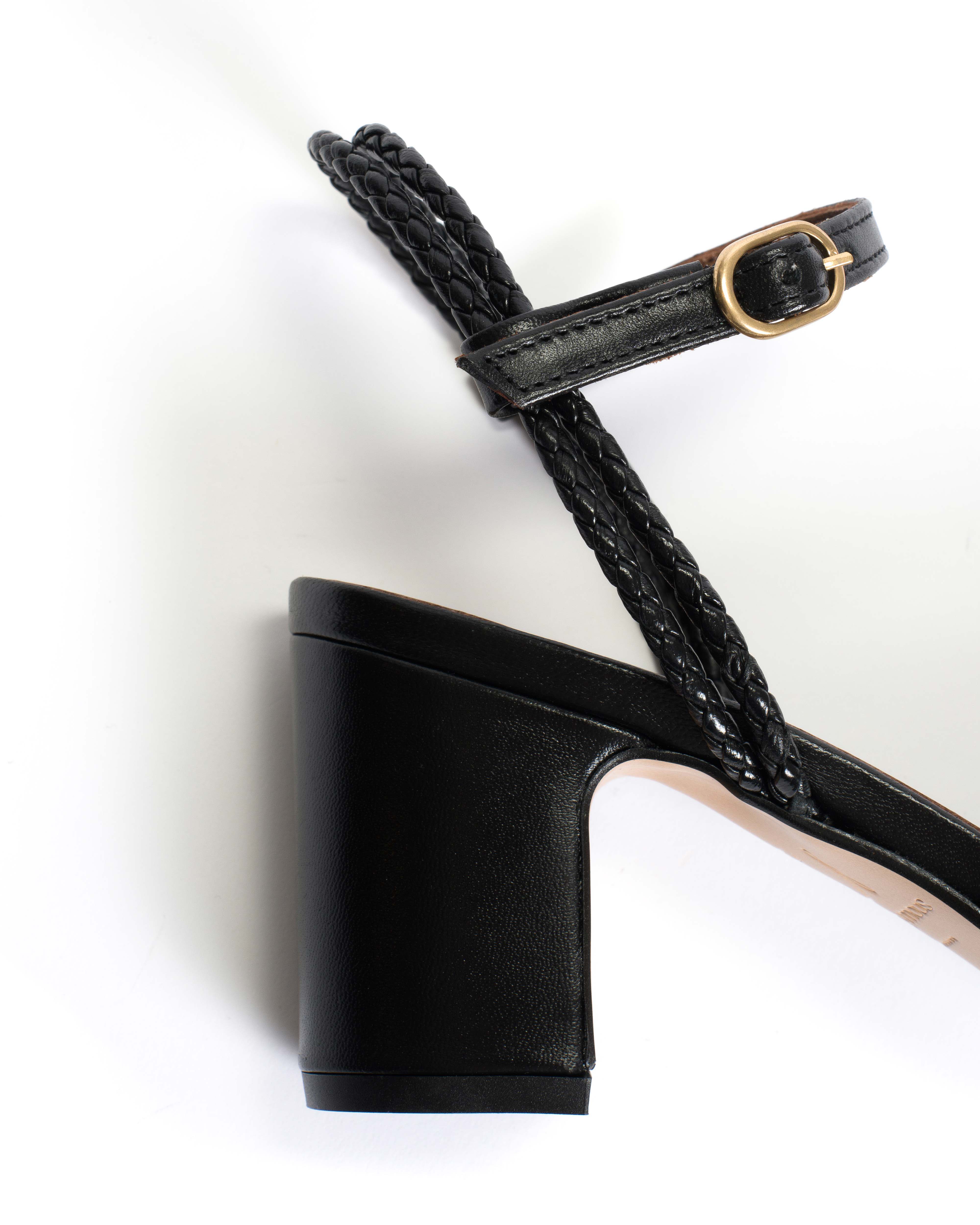 Dilaya 55 hand-braided Hand-braided leather Black - Image 7