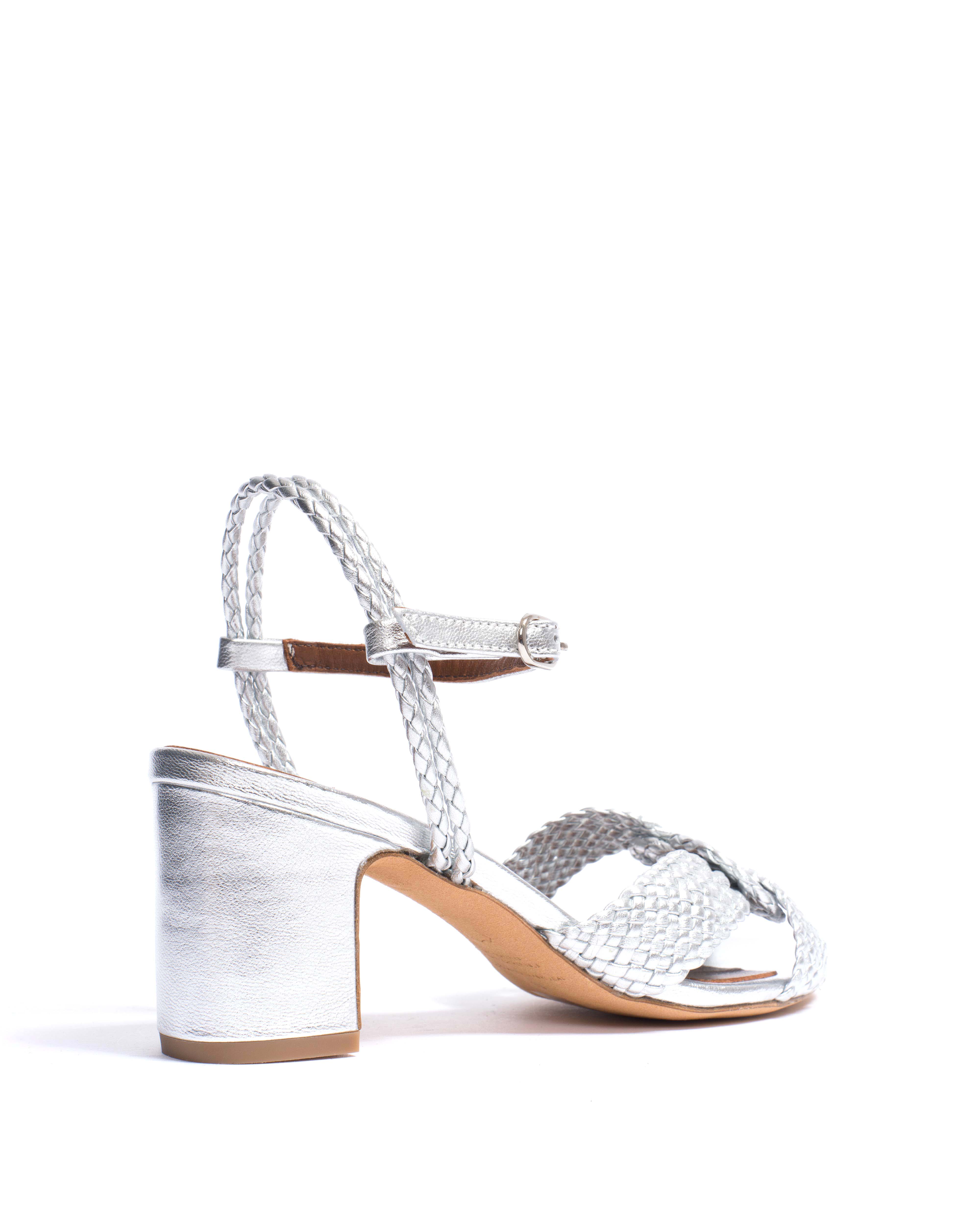 Dilaya 55 hand-braided Hand-braided leather Silver - Image 4