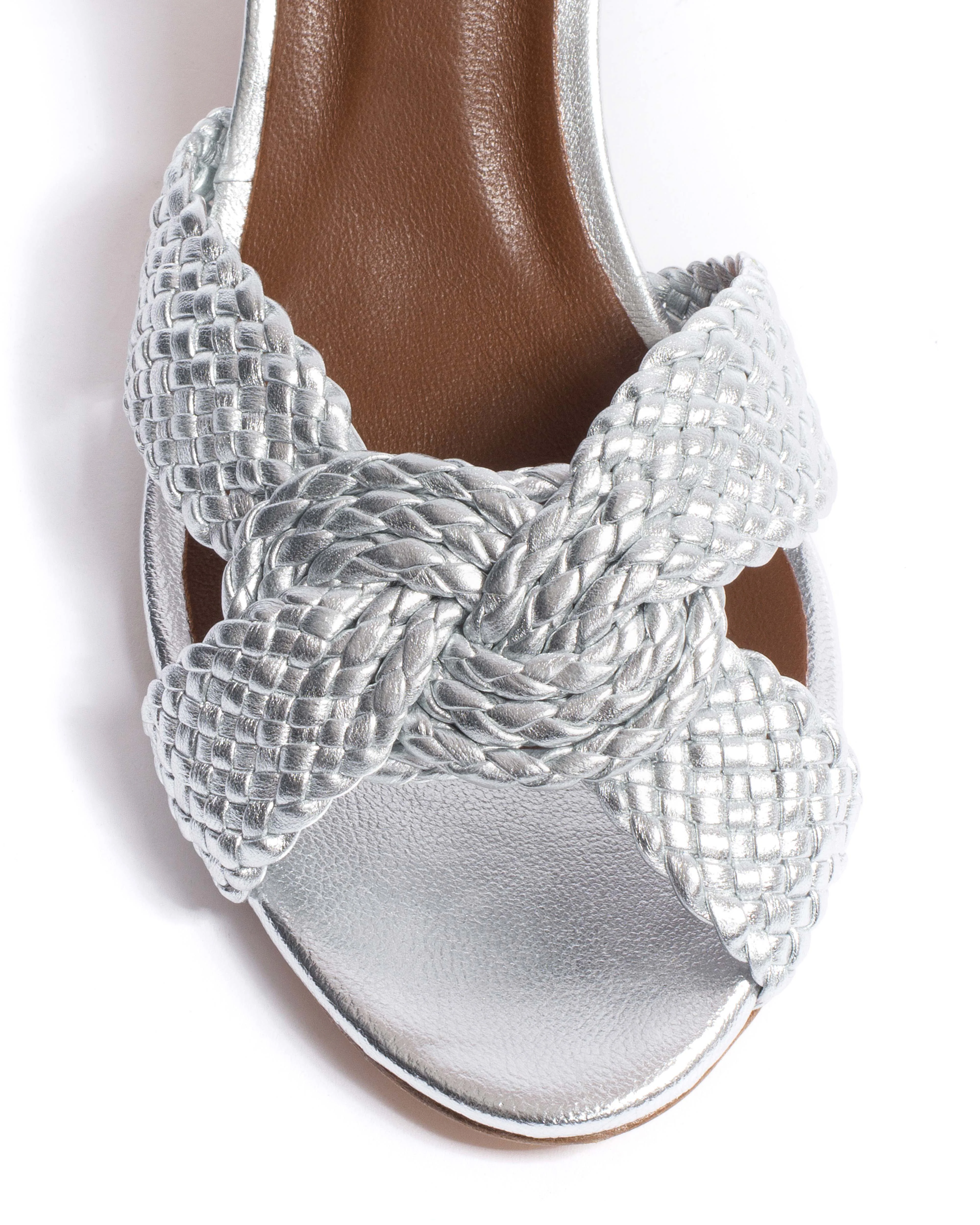 Dilaya 55 hand-braided Hand-braided leather Silver - Image 6