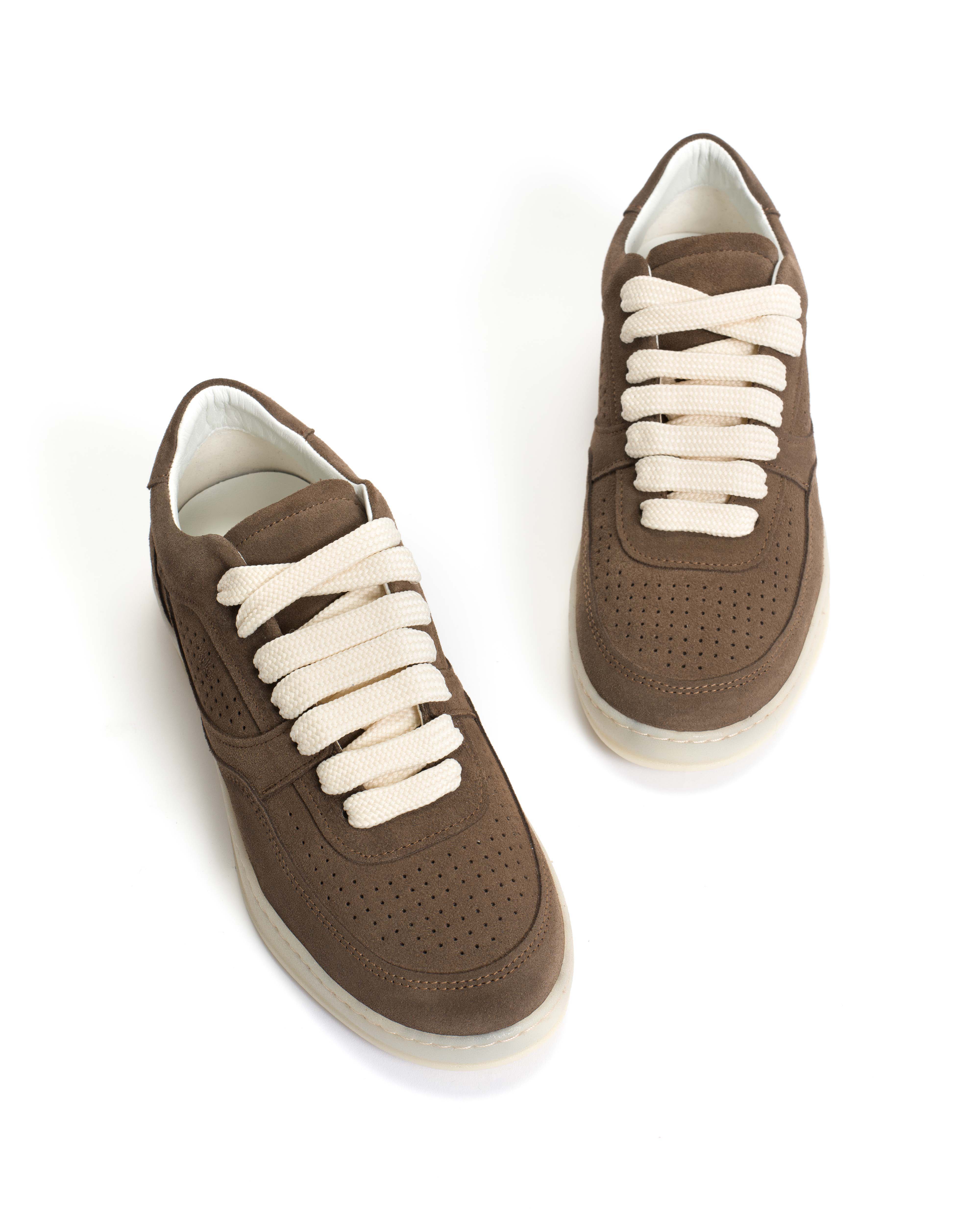 Elevate Calf suede Dark taupe - Image 5