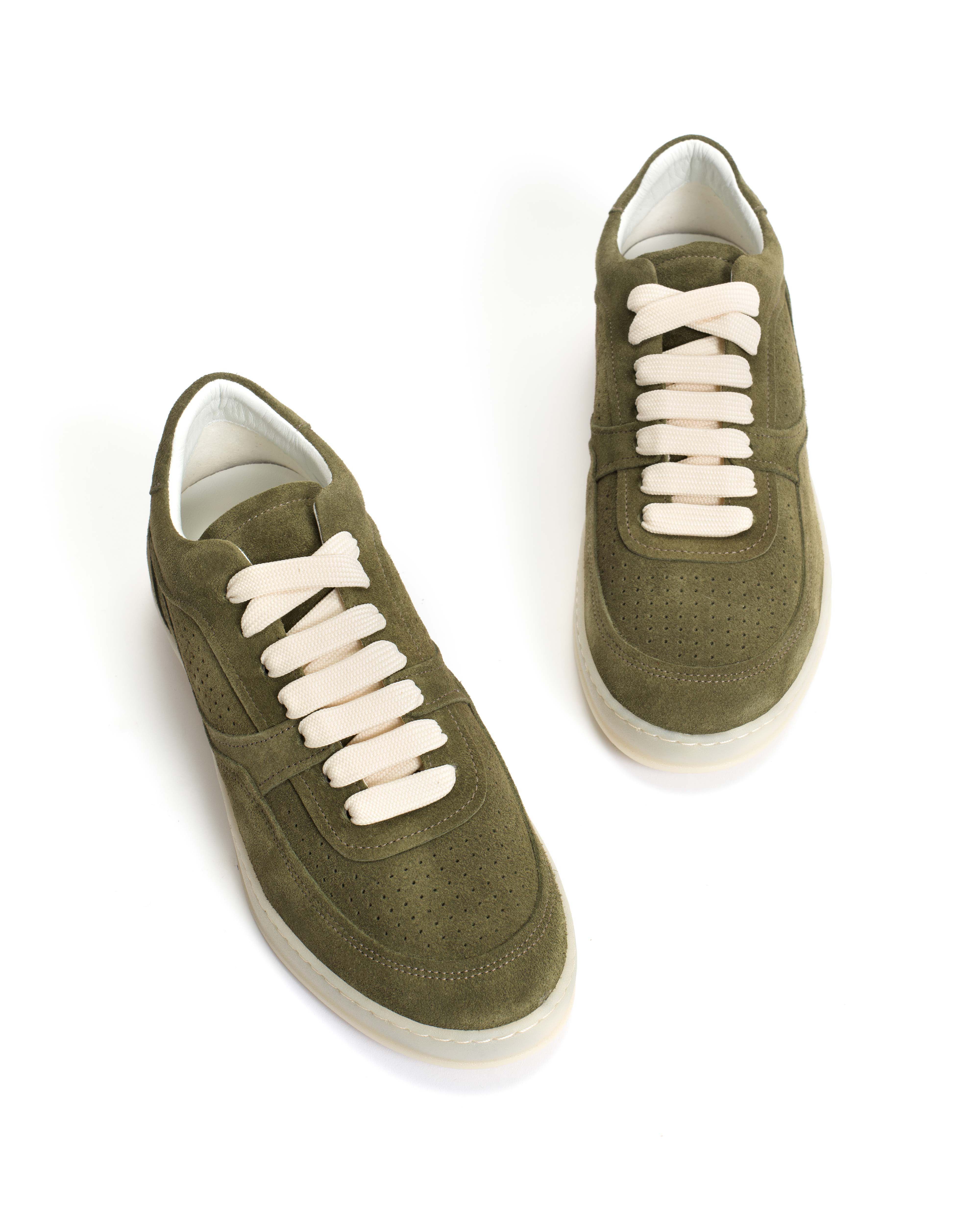 Elevate Calf suede Olive green - Image 5