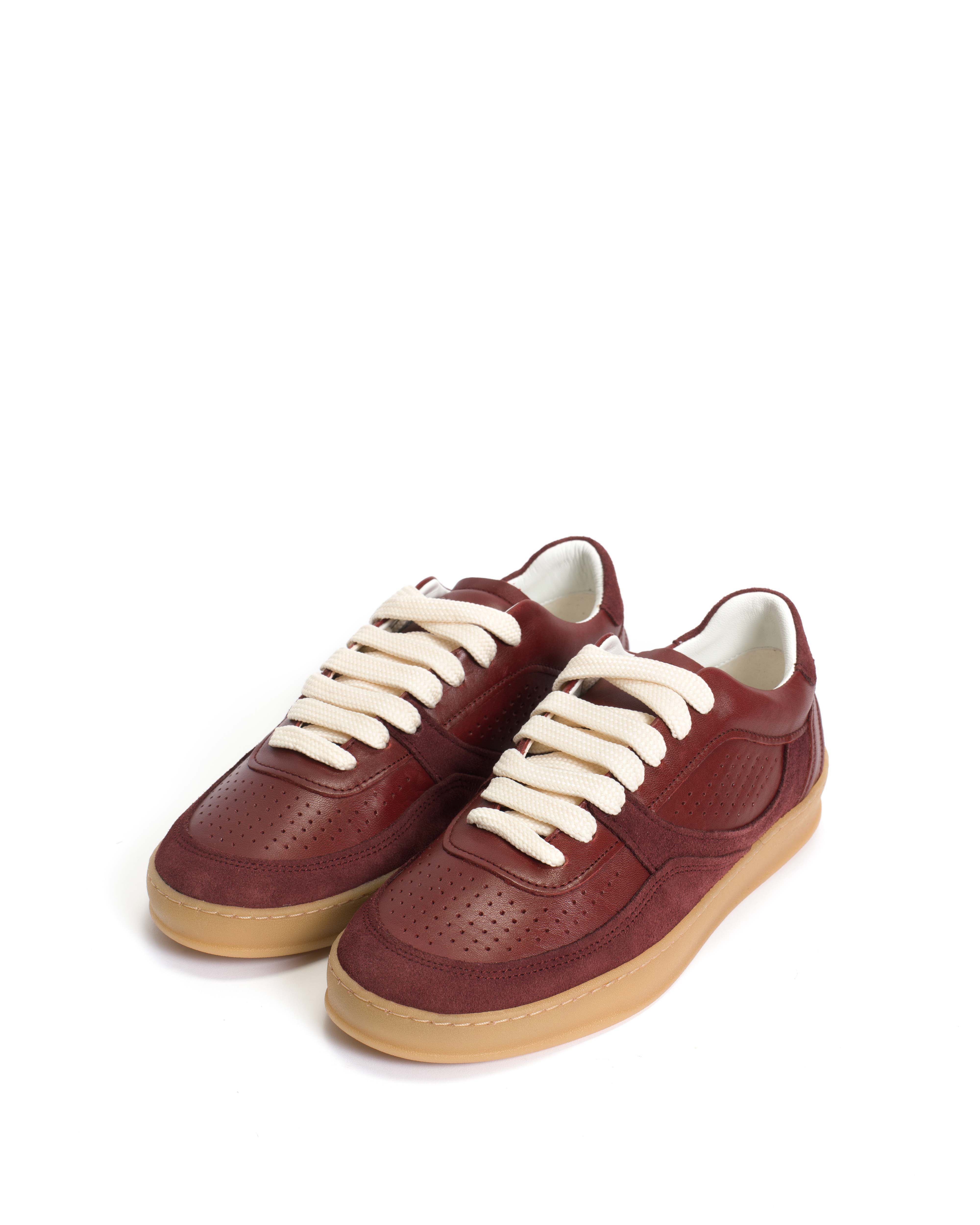 Elevate Calf suede & sleek leather Pomegranate - Image 2