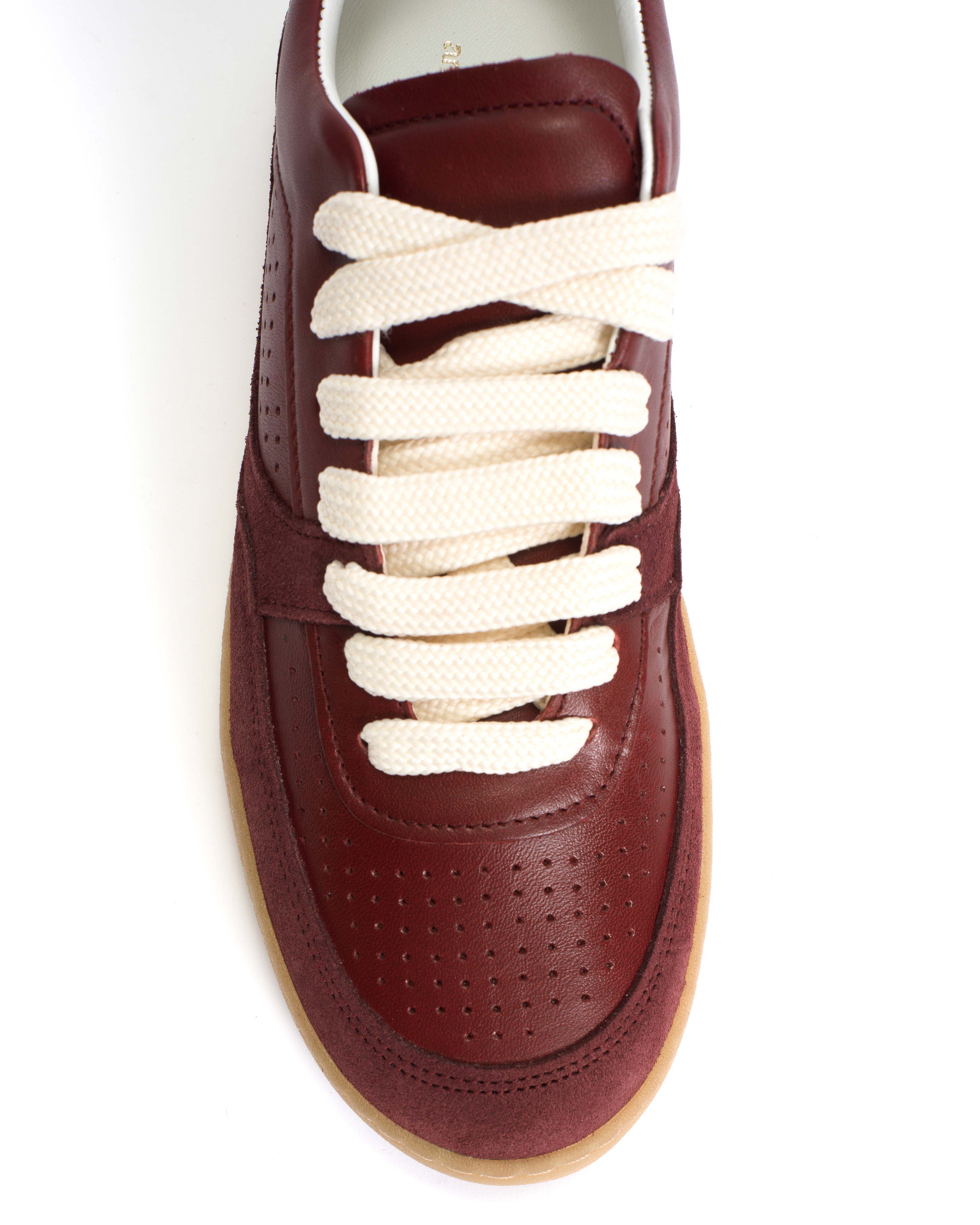 Elevate Calf suede & sleek leather Pomegranate - Image 8