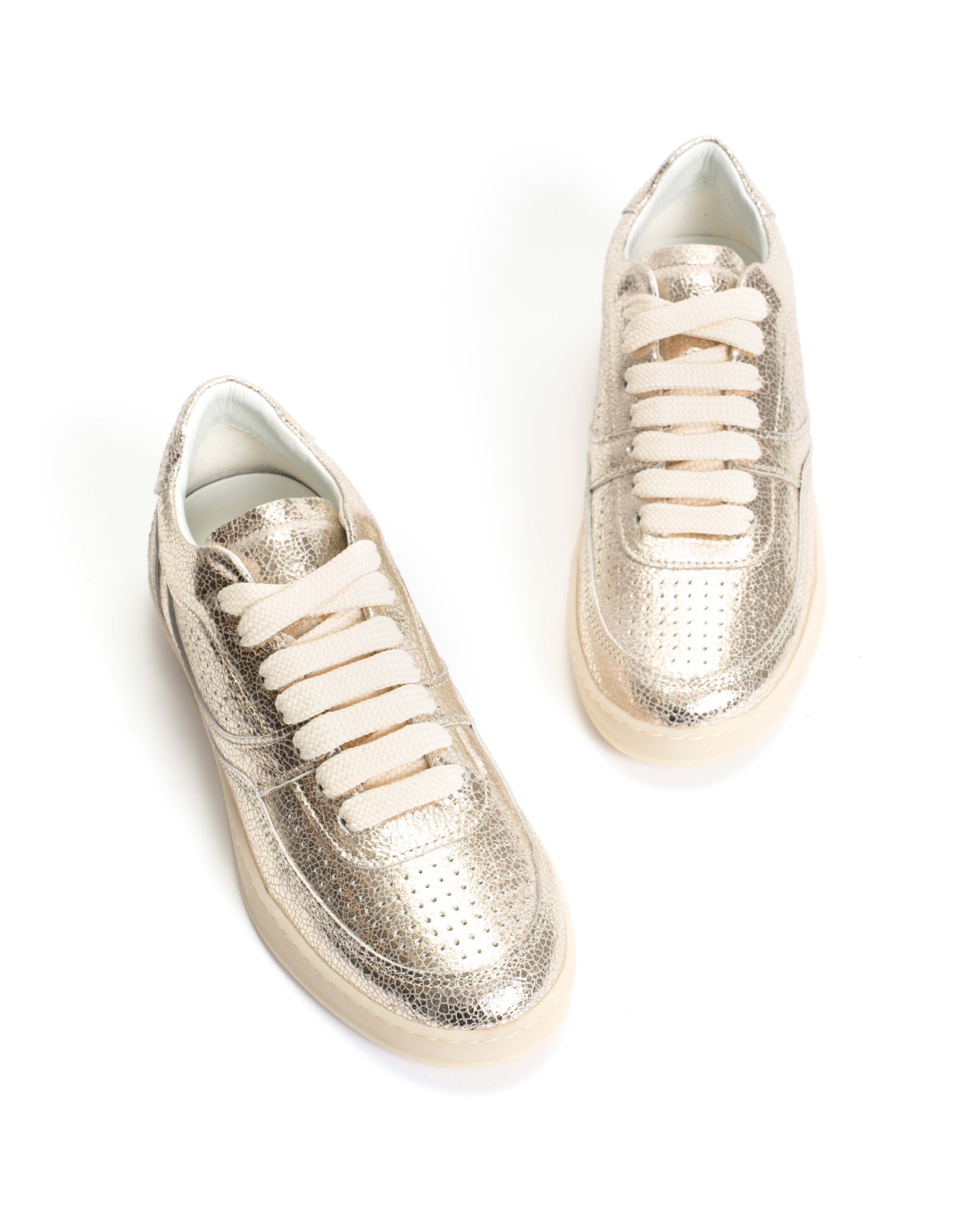 Elevate Crackled metallic goat Champagne - Image 5