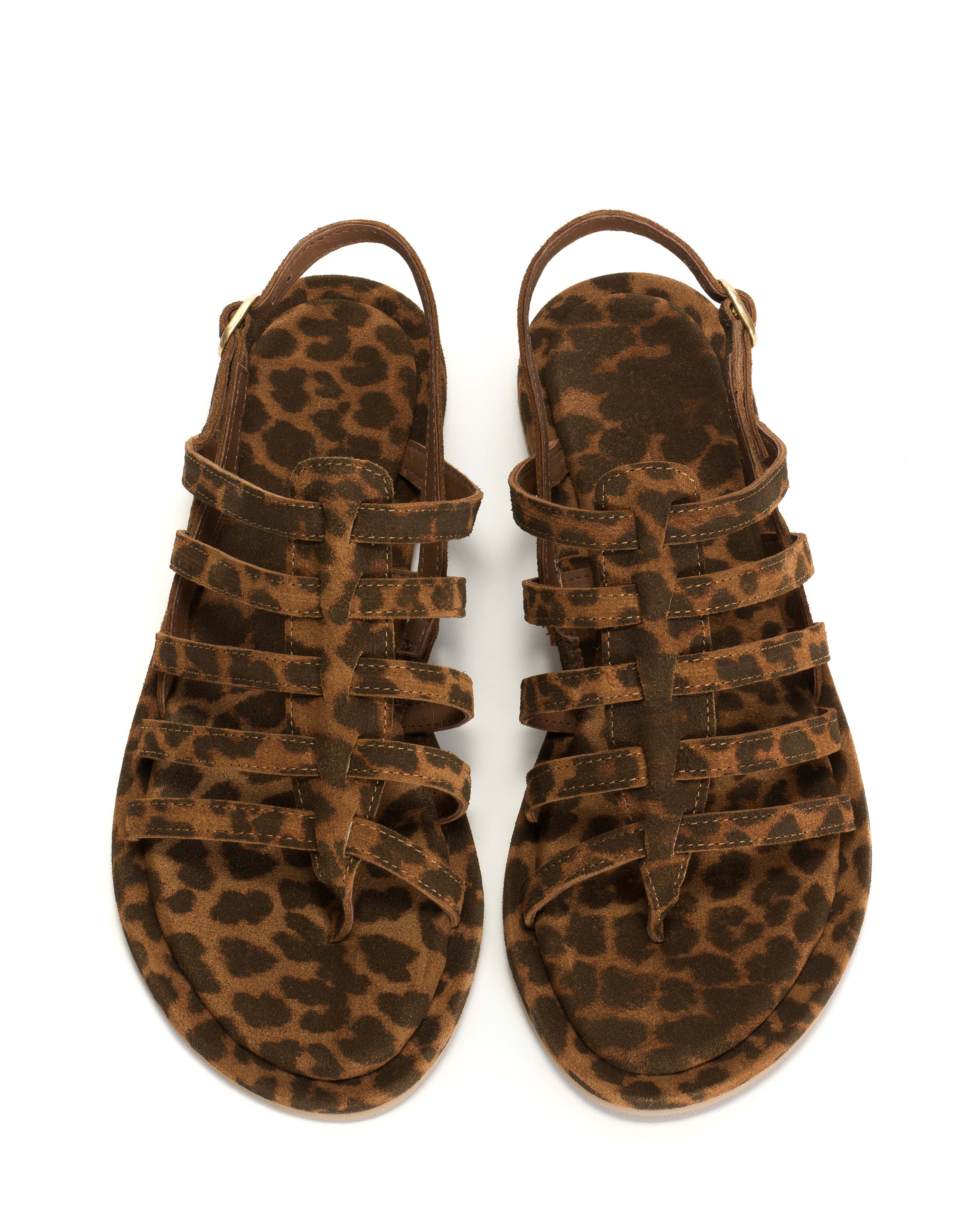 Els 10 covered Calf suede print Leopard - Image 3