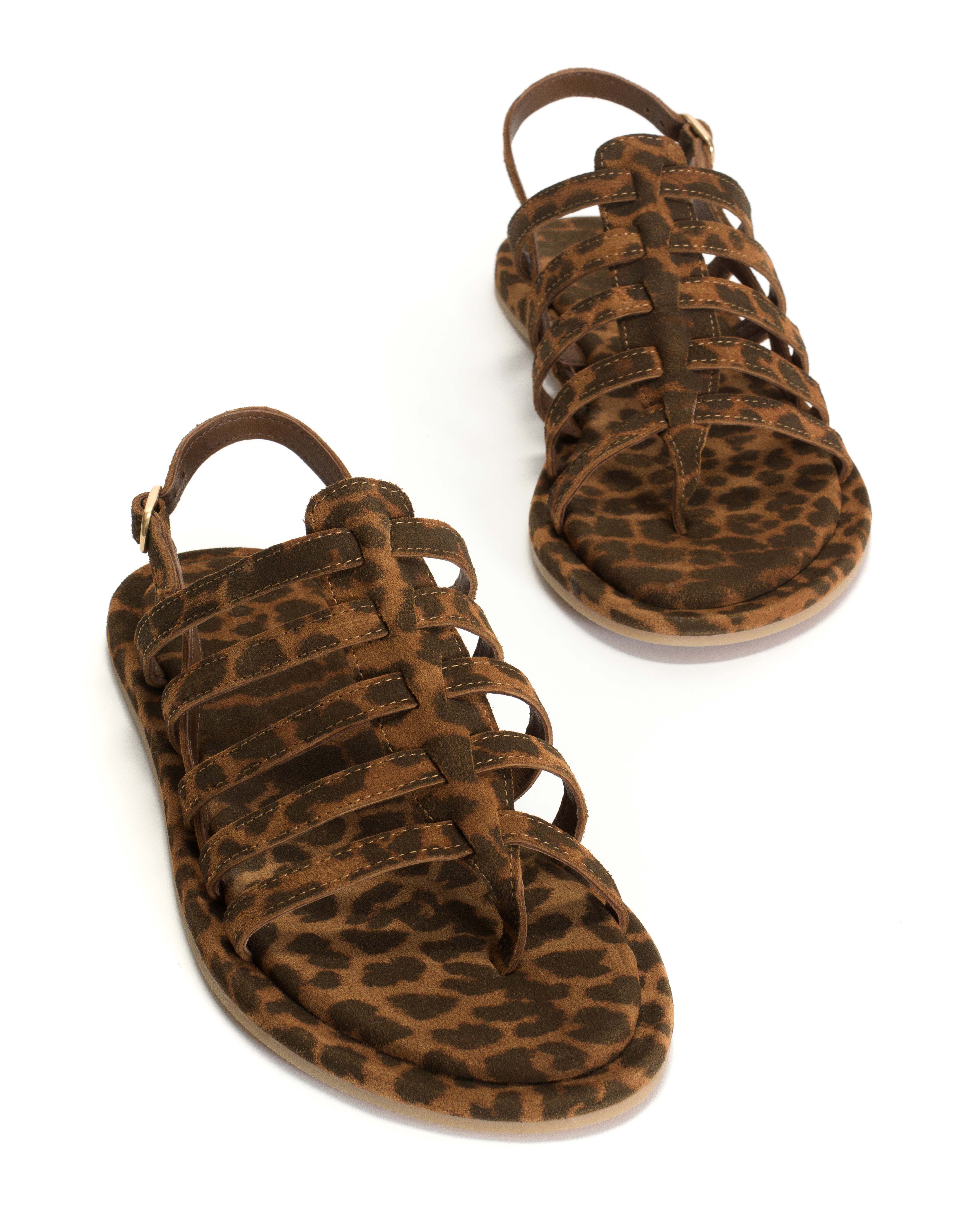 Els 10 covered Calf suede print Leopard - Image 5