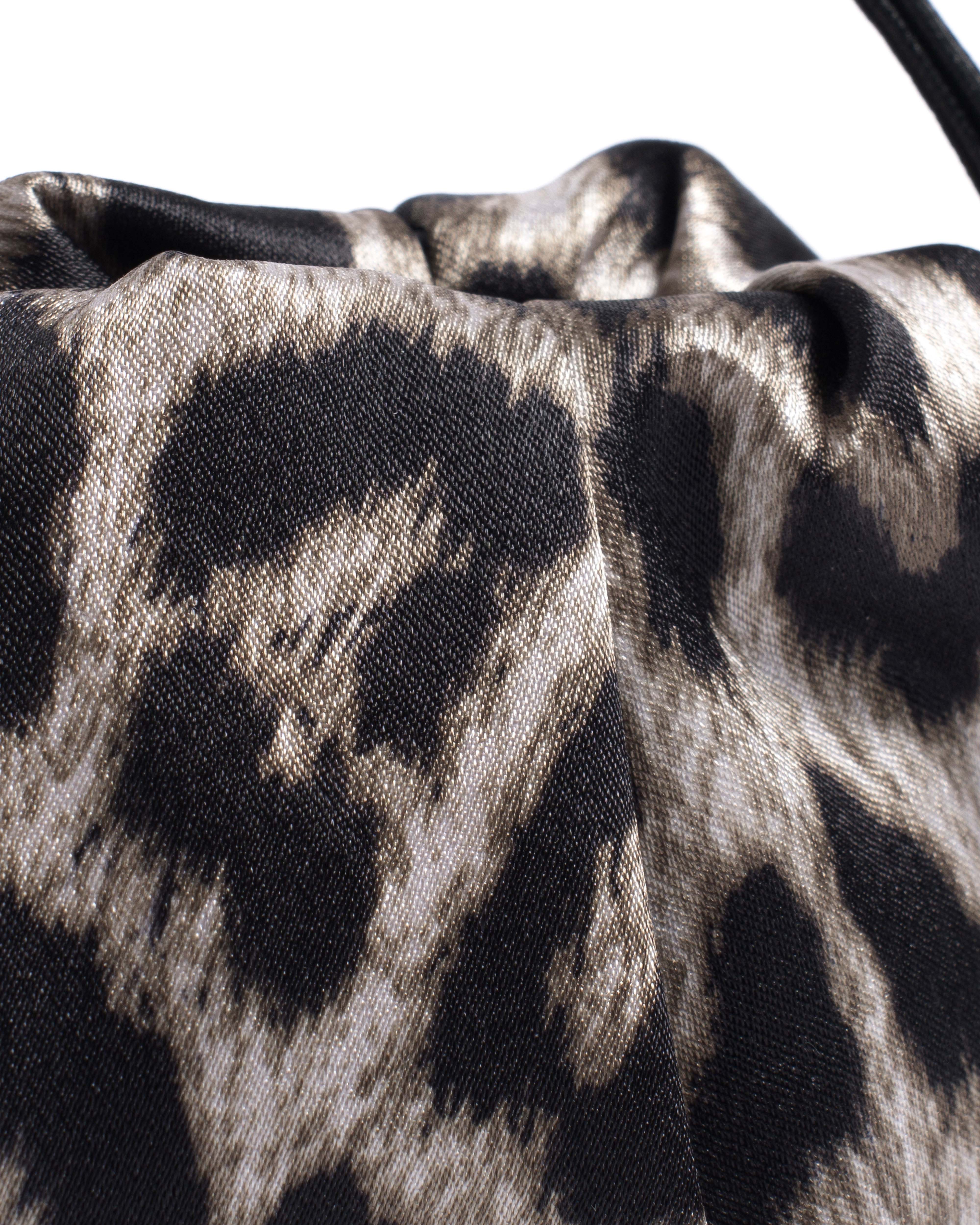 Enuice petite purse Satin print Snow leopard - Image 4