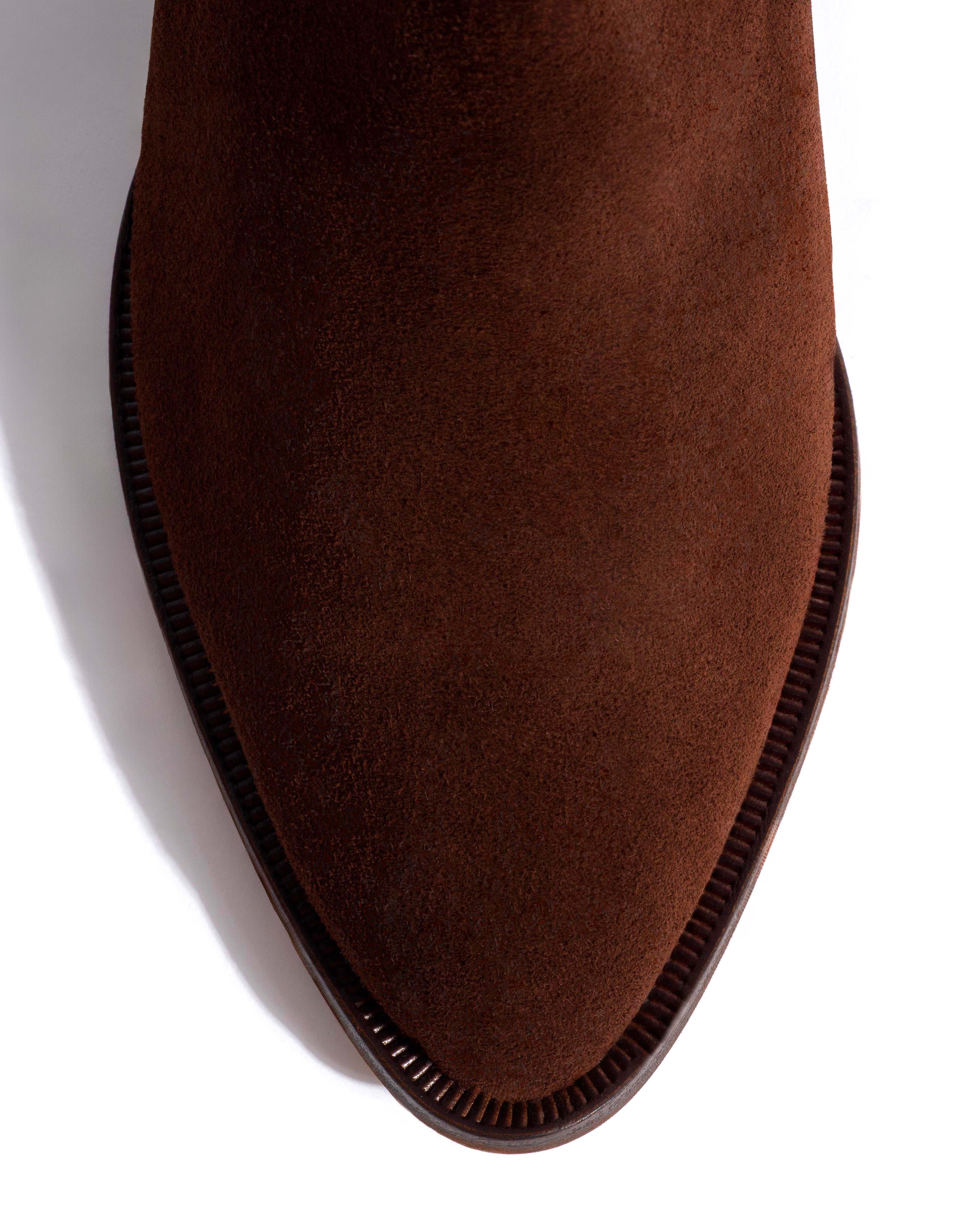 Faith Calf suede Chocolate - Image 5