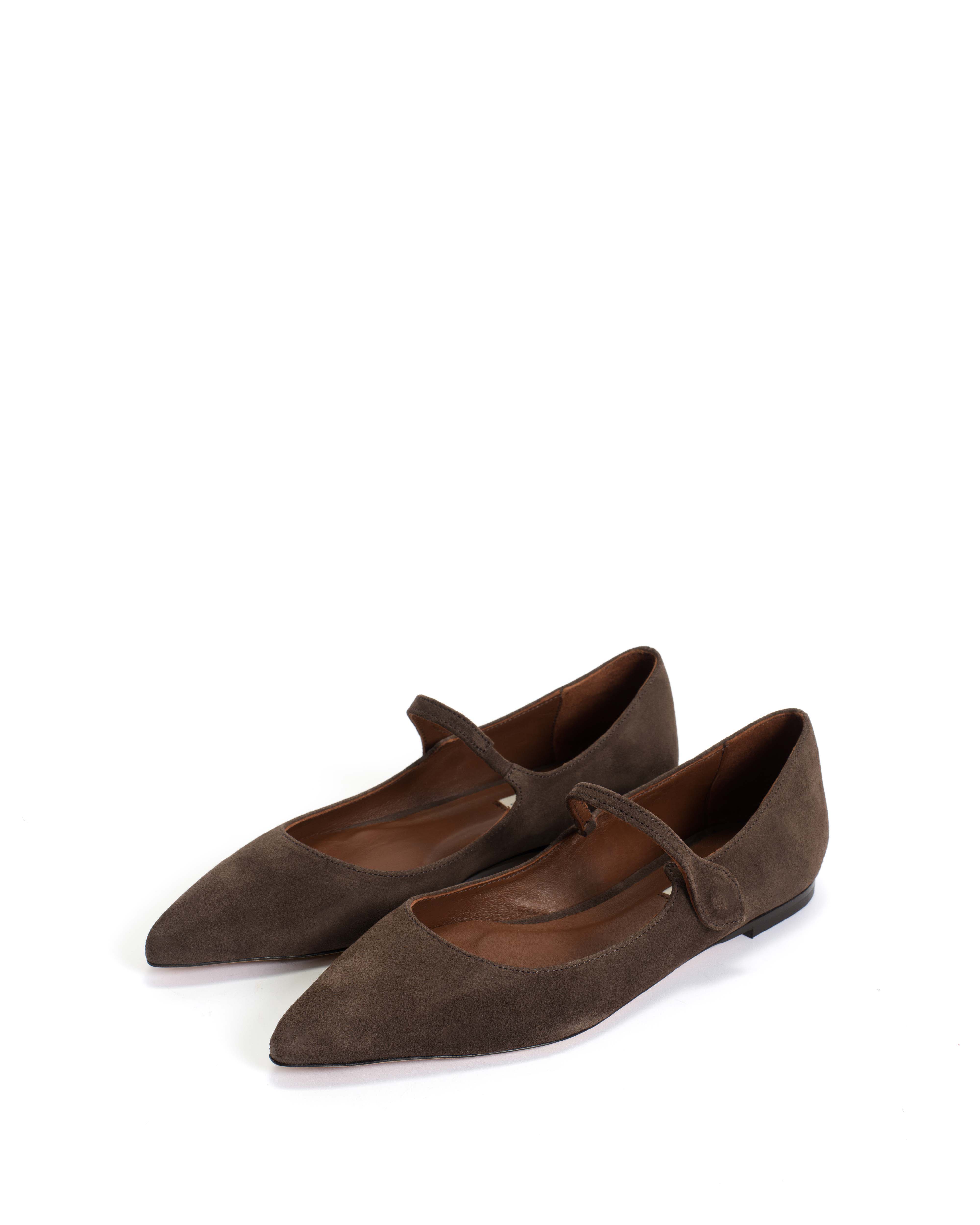Fifi Calf suede Coffee brown - Image 2