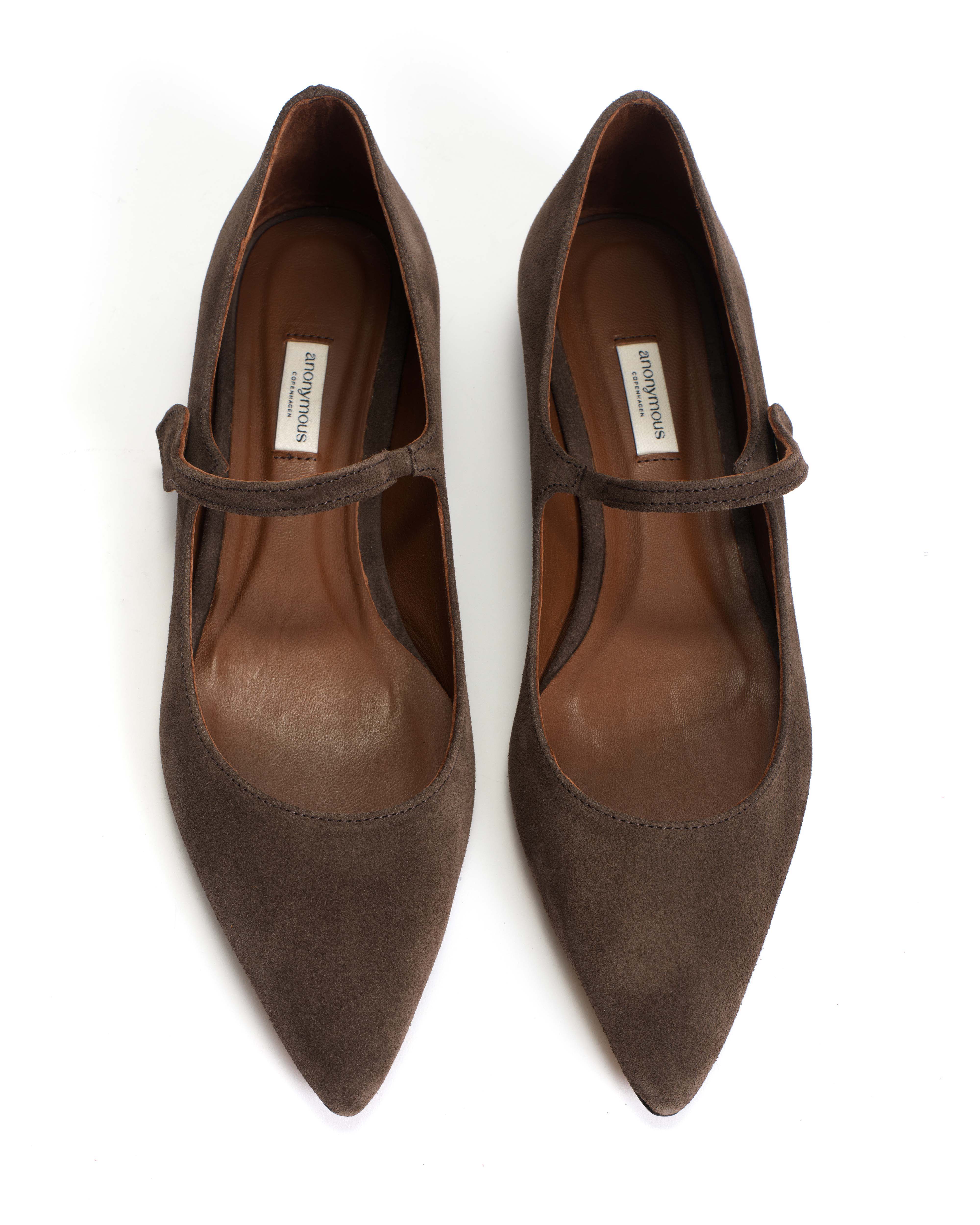 Fifi Calf suede Coffee brown - Image 3
