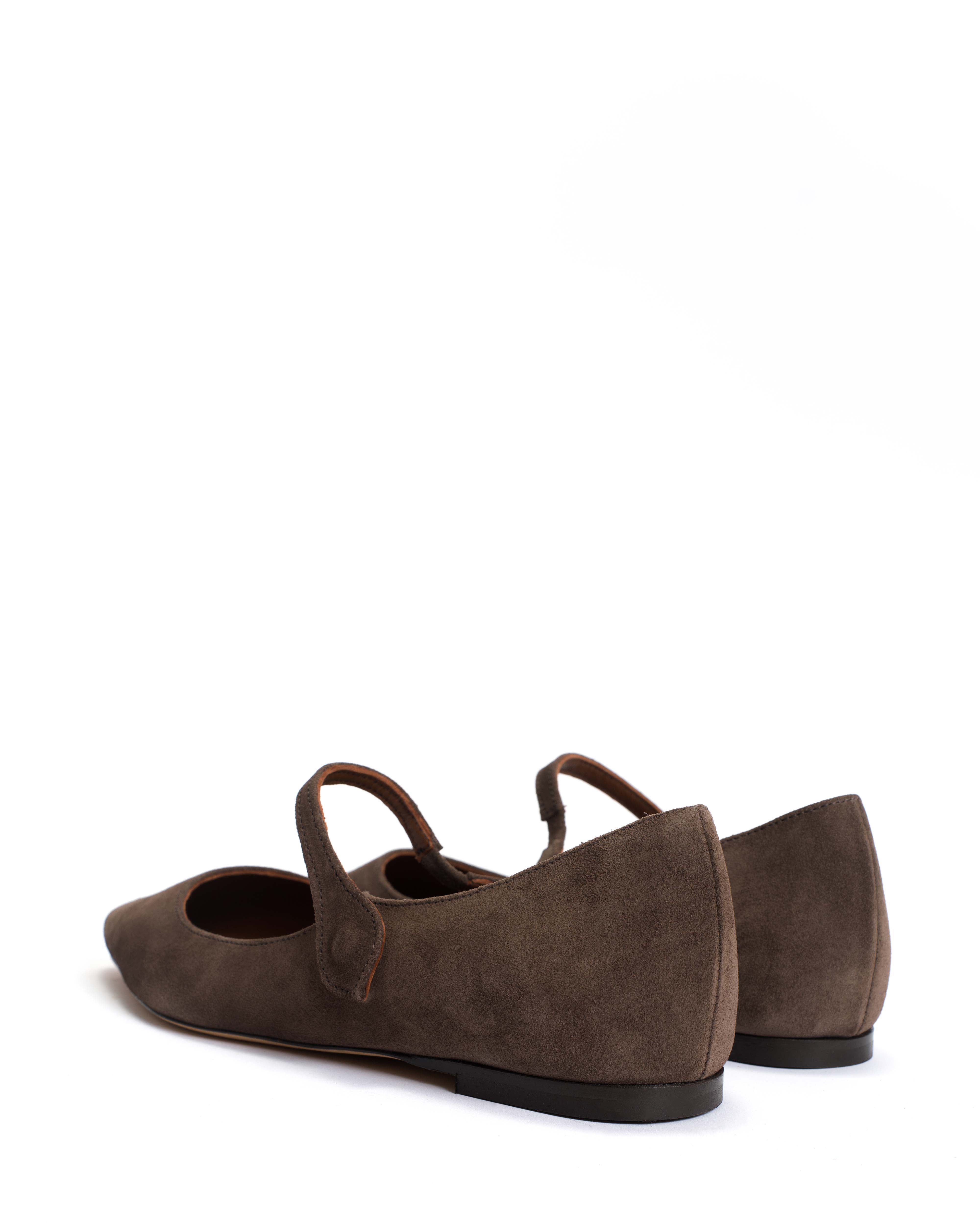 Fifi Calf suede Coffee brown - Image 4