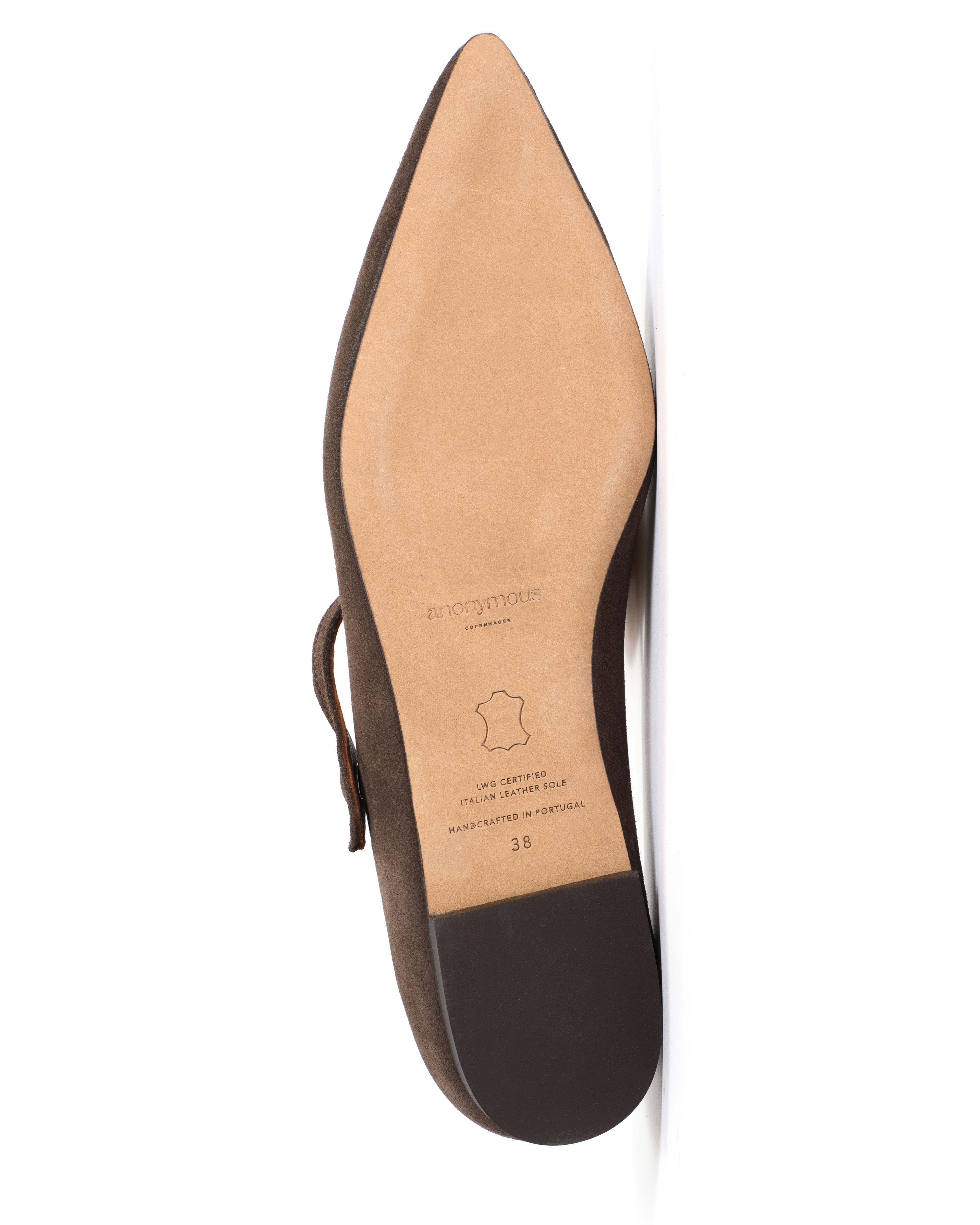 Fifi Calf suede Coffee brown - Image 6