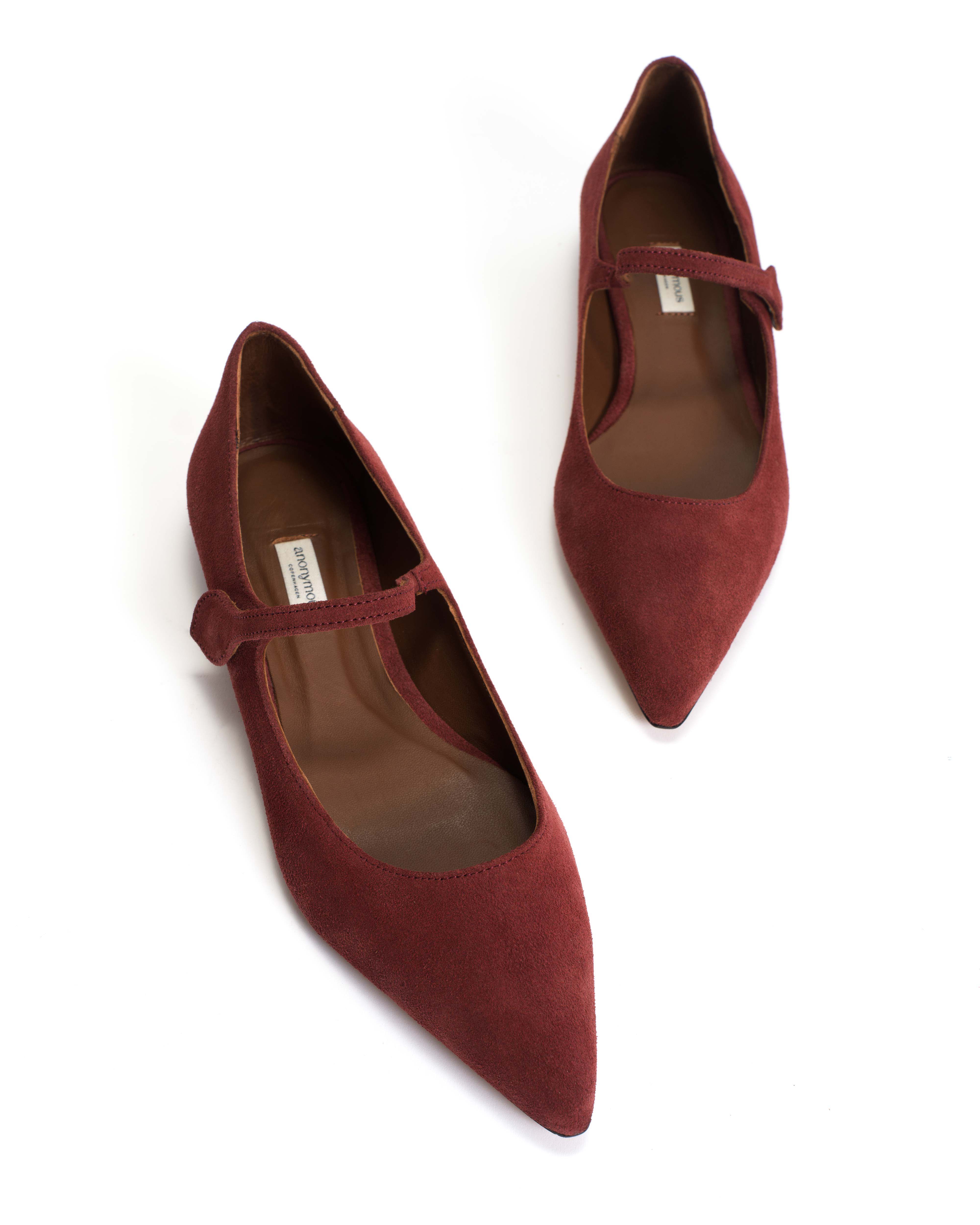 Fifi Calf suede Pomegranate - Image 5