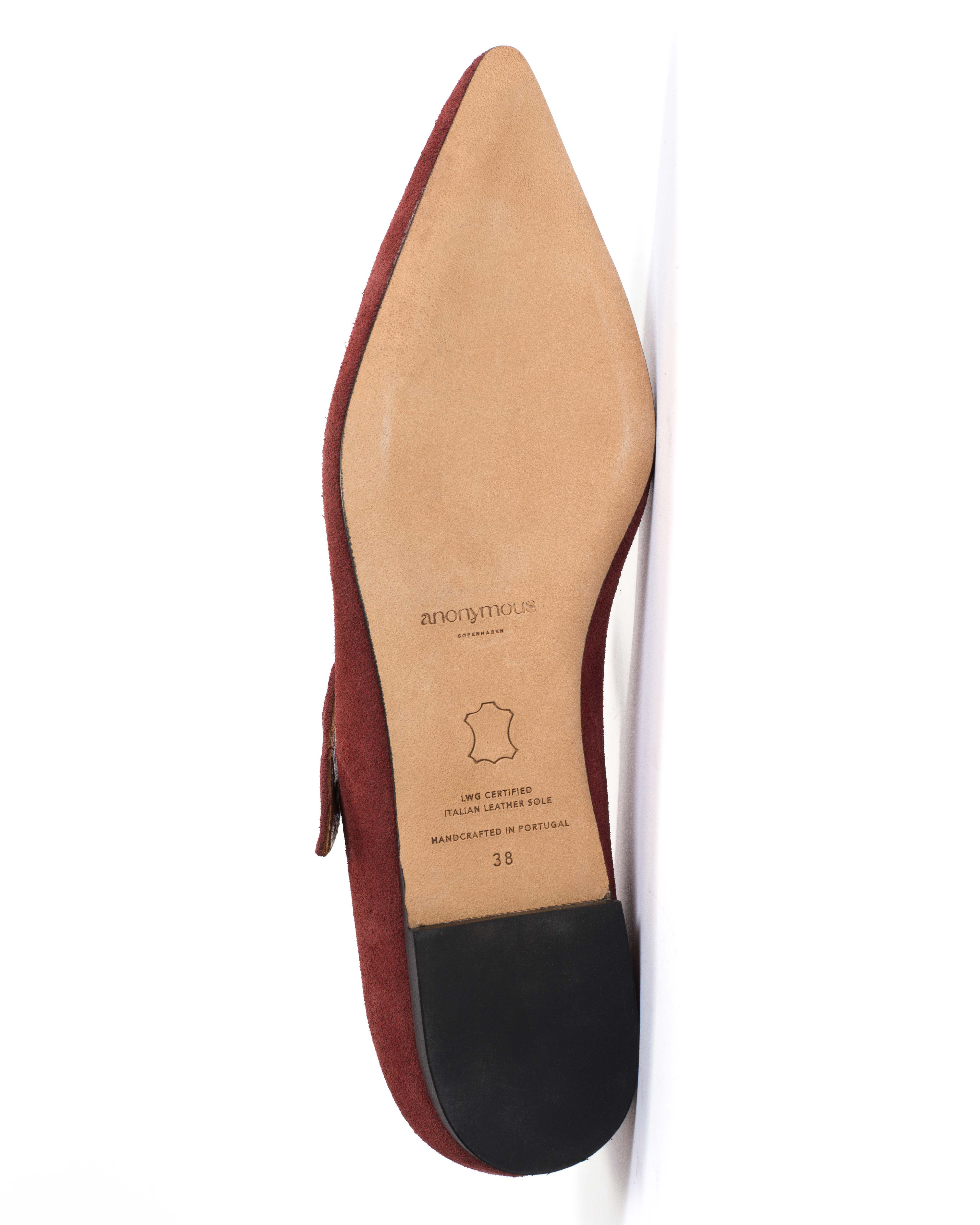 Fifi Calf suede Pomegranate - Image 6