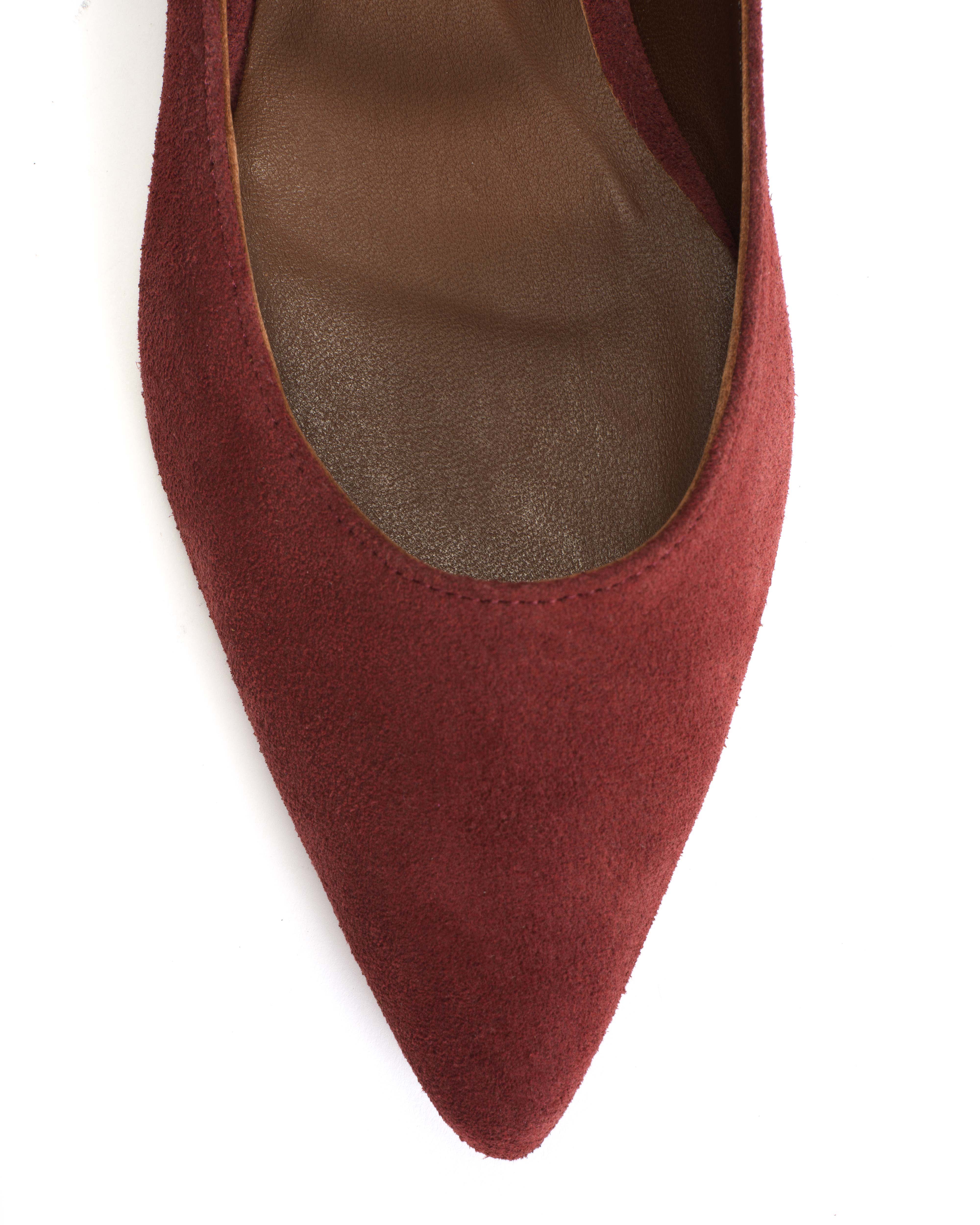 Fifi Calf suede Pomegranate - Image 7
