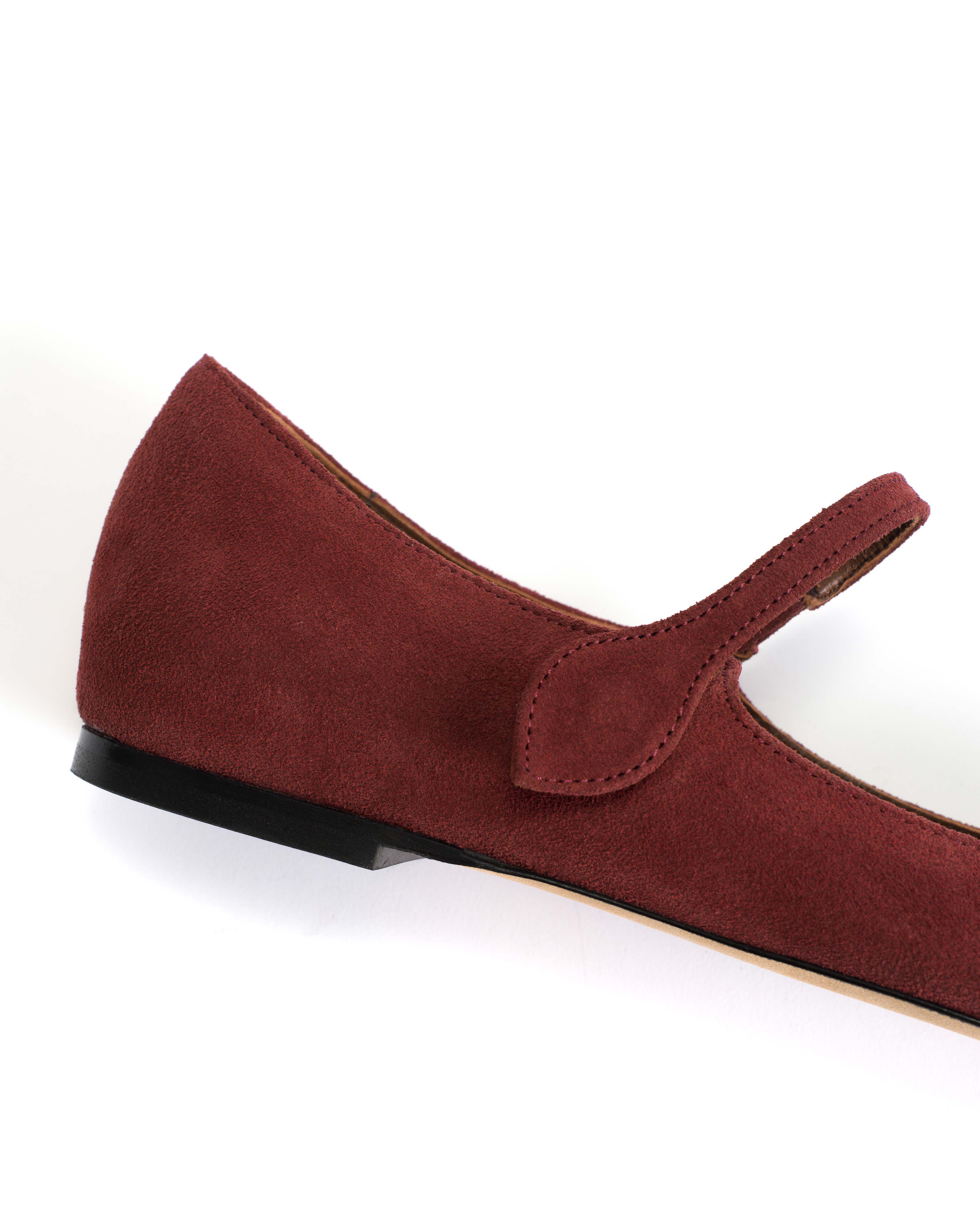 Fifi Calf suede Pomegranate - Image 8