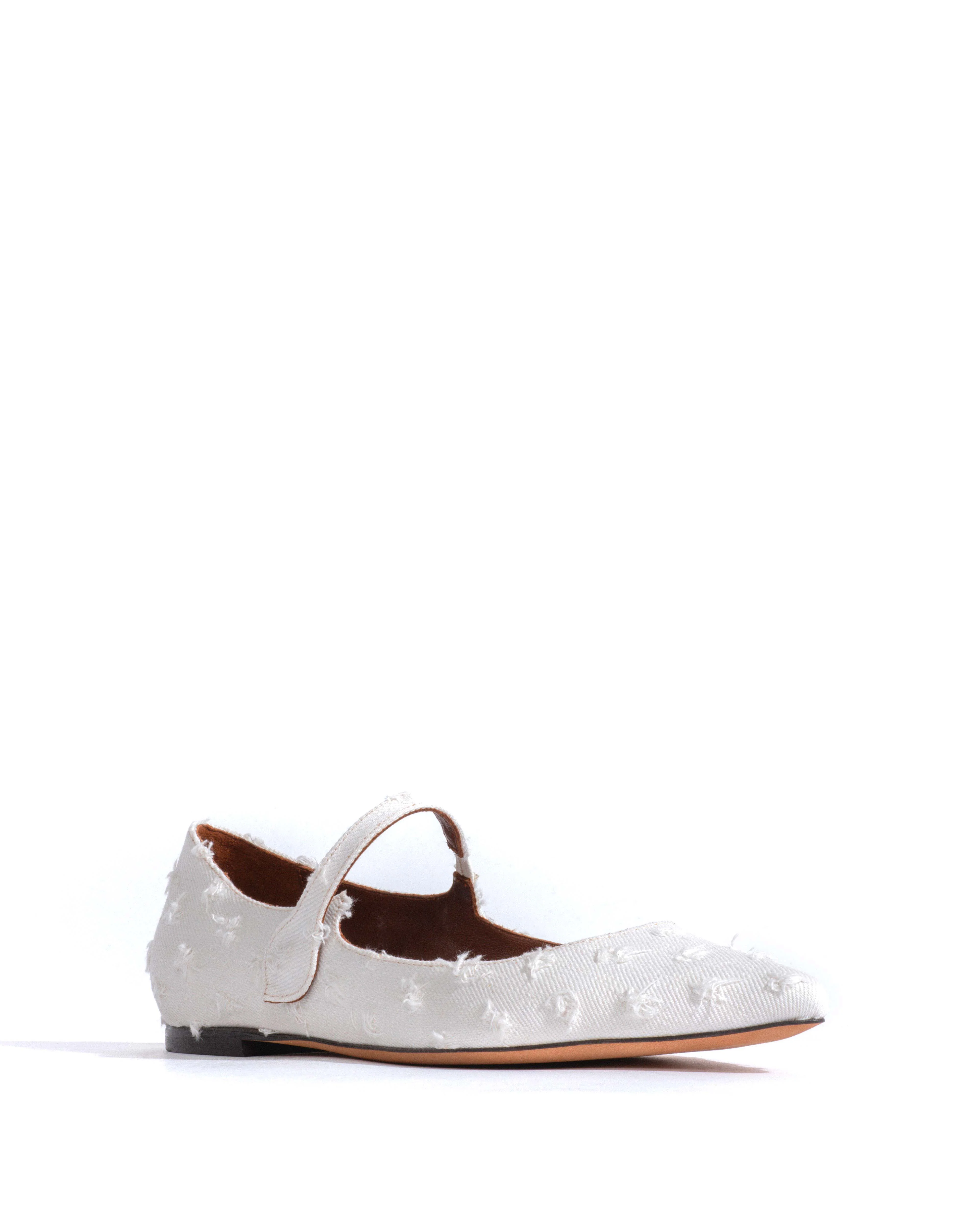 Fifi Denim Distressed washed white - Image 2