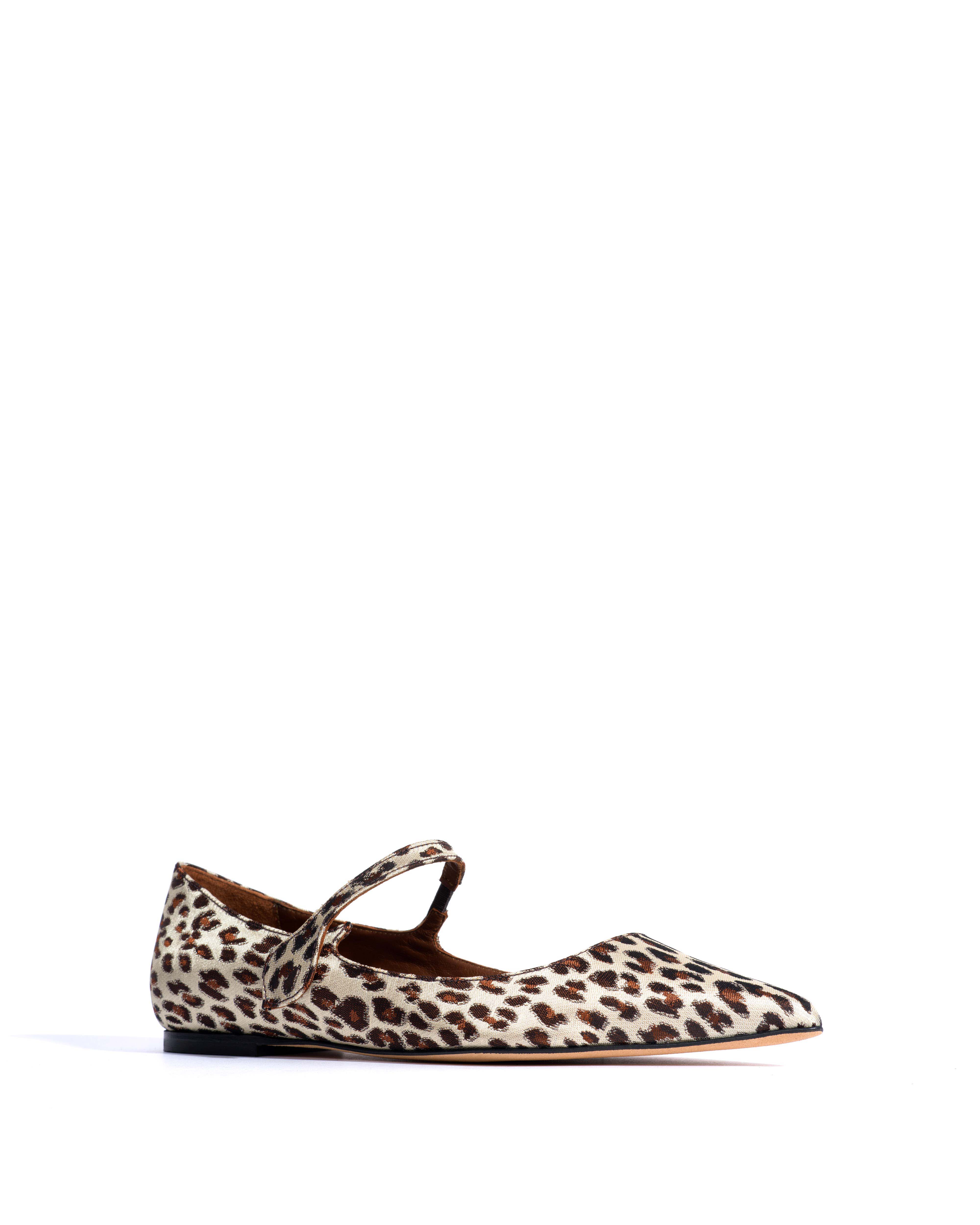 Fifi Vintage satin print Leopard - Image 2