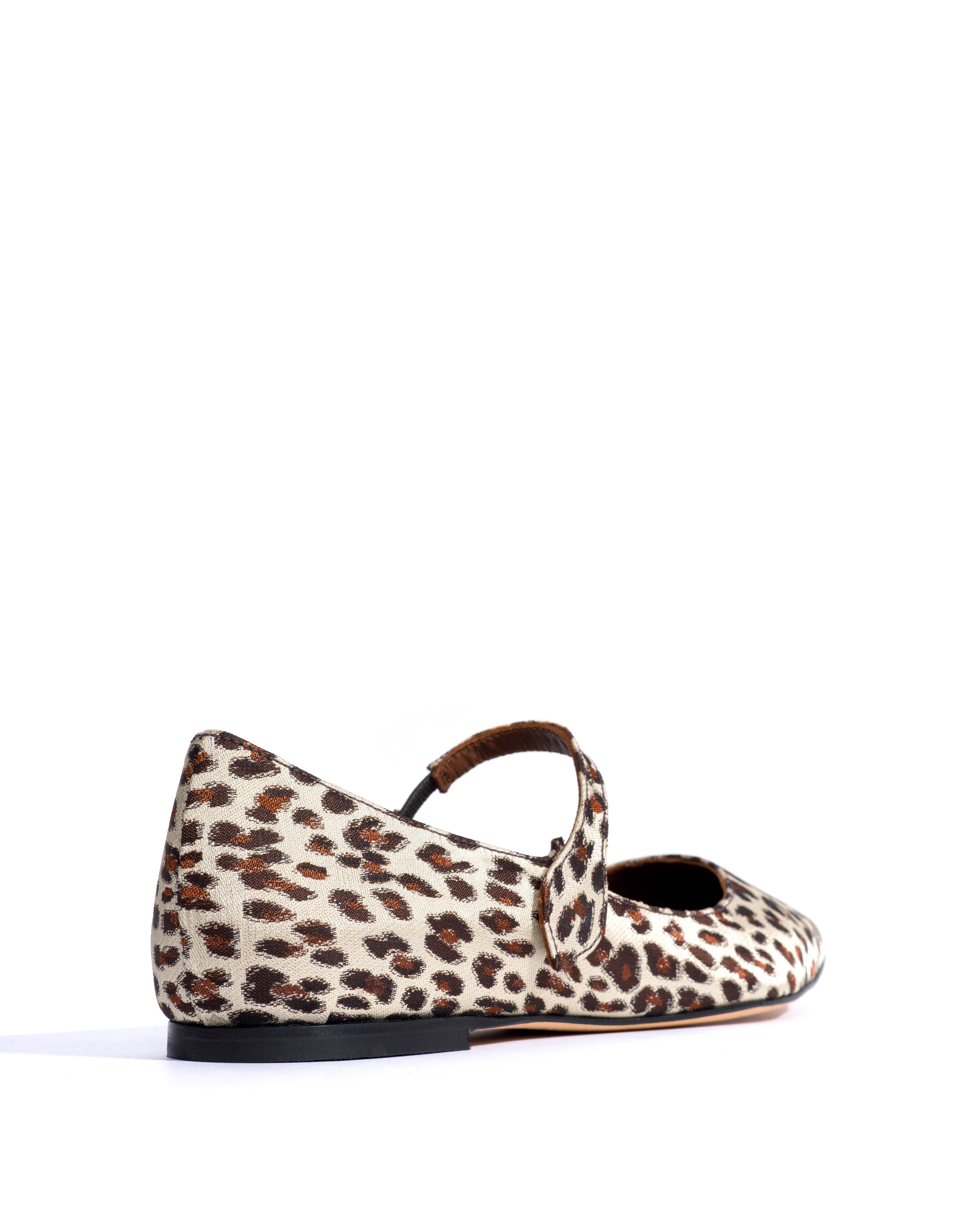 Fifi Vintage satin print Leopard - Image 3