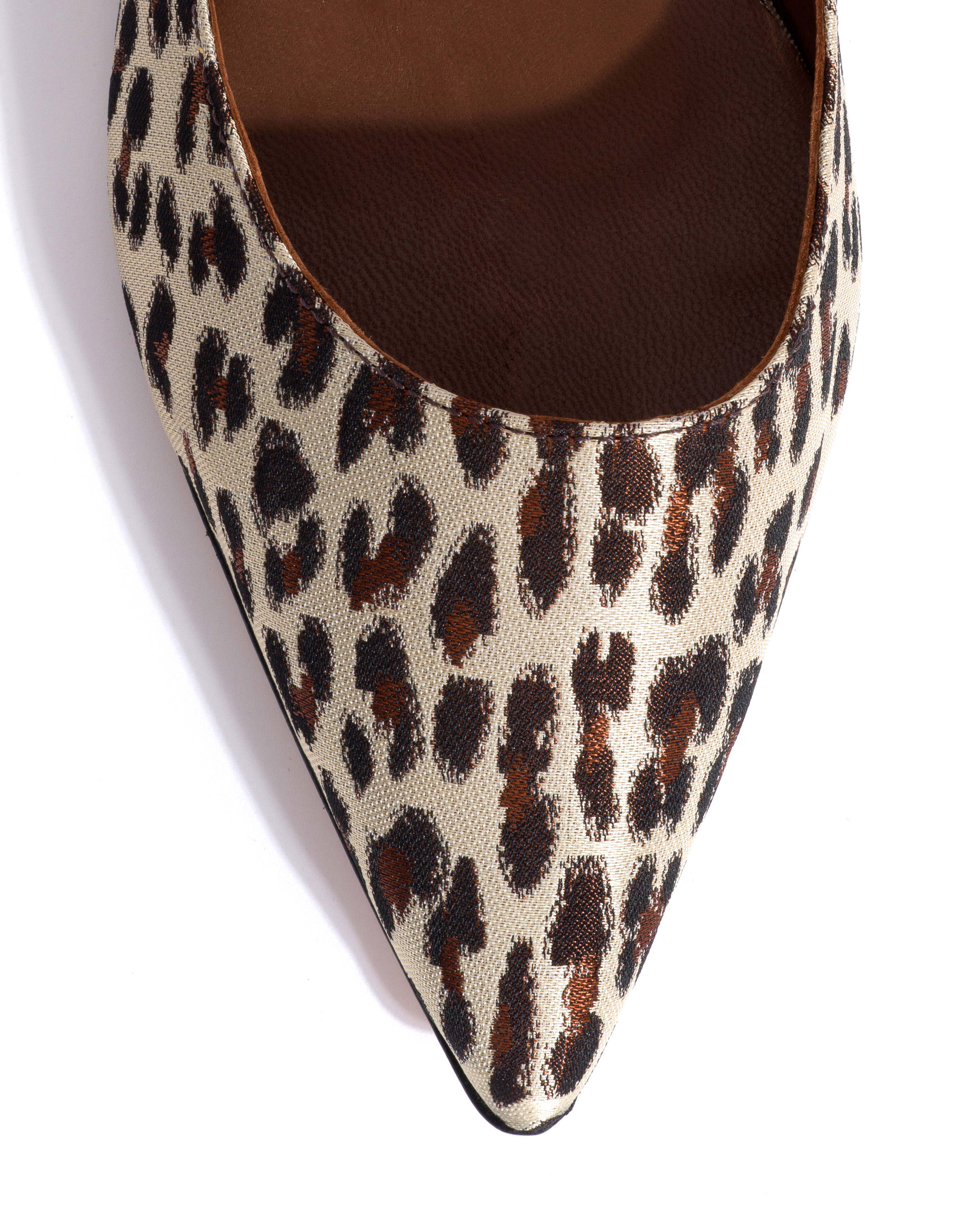 Fifi Vintage satin print Leopard - Image 5