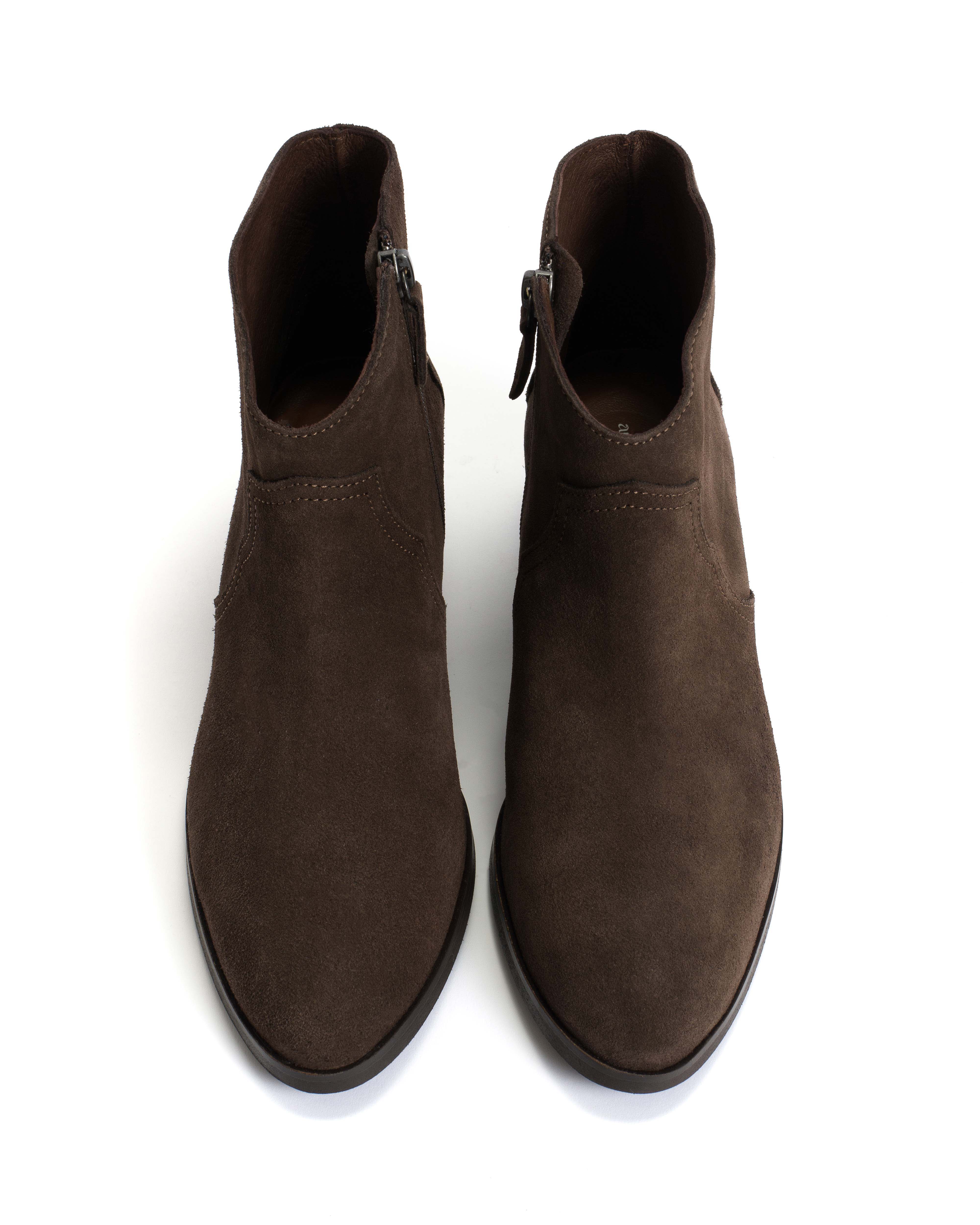 Fiona 35 Calf suede Coffee brown - Image 3