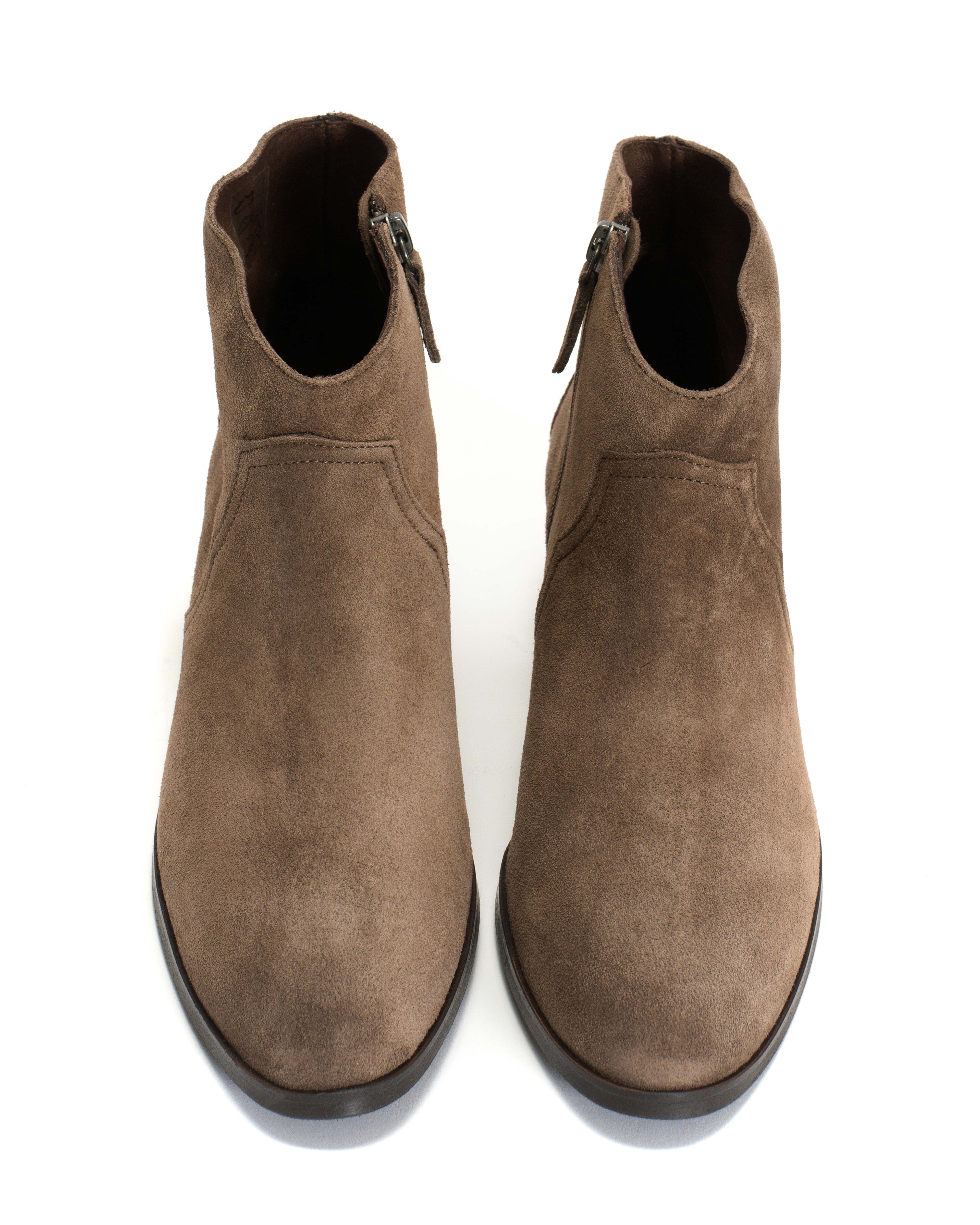 Fiona 35 Calf suede Dark taupe - Image 3