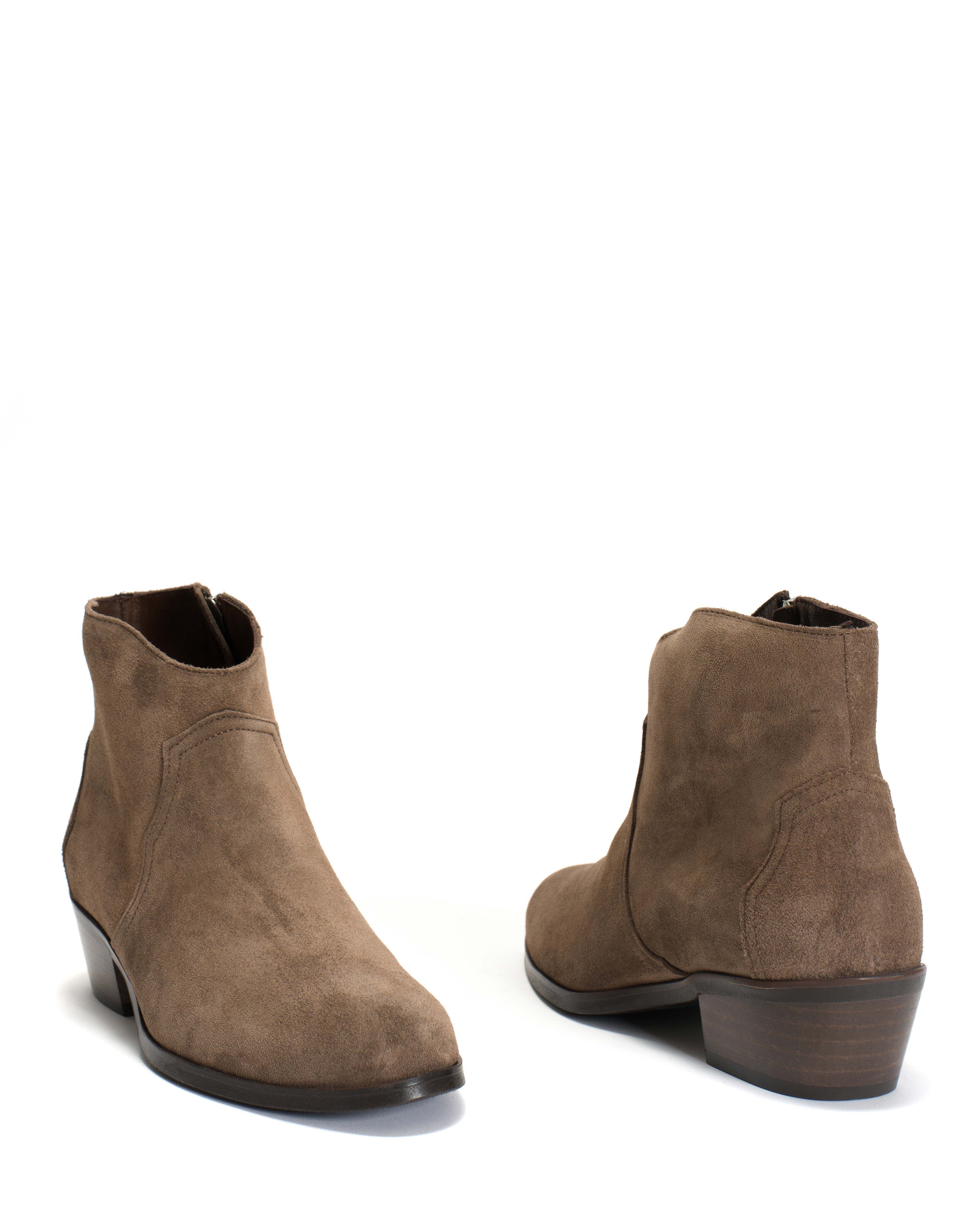 Fiona 35 Calf suede Dark taupe - Image 5