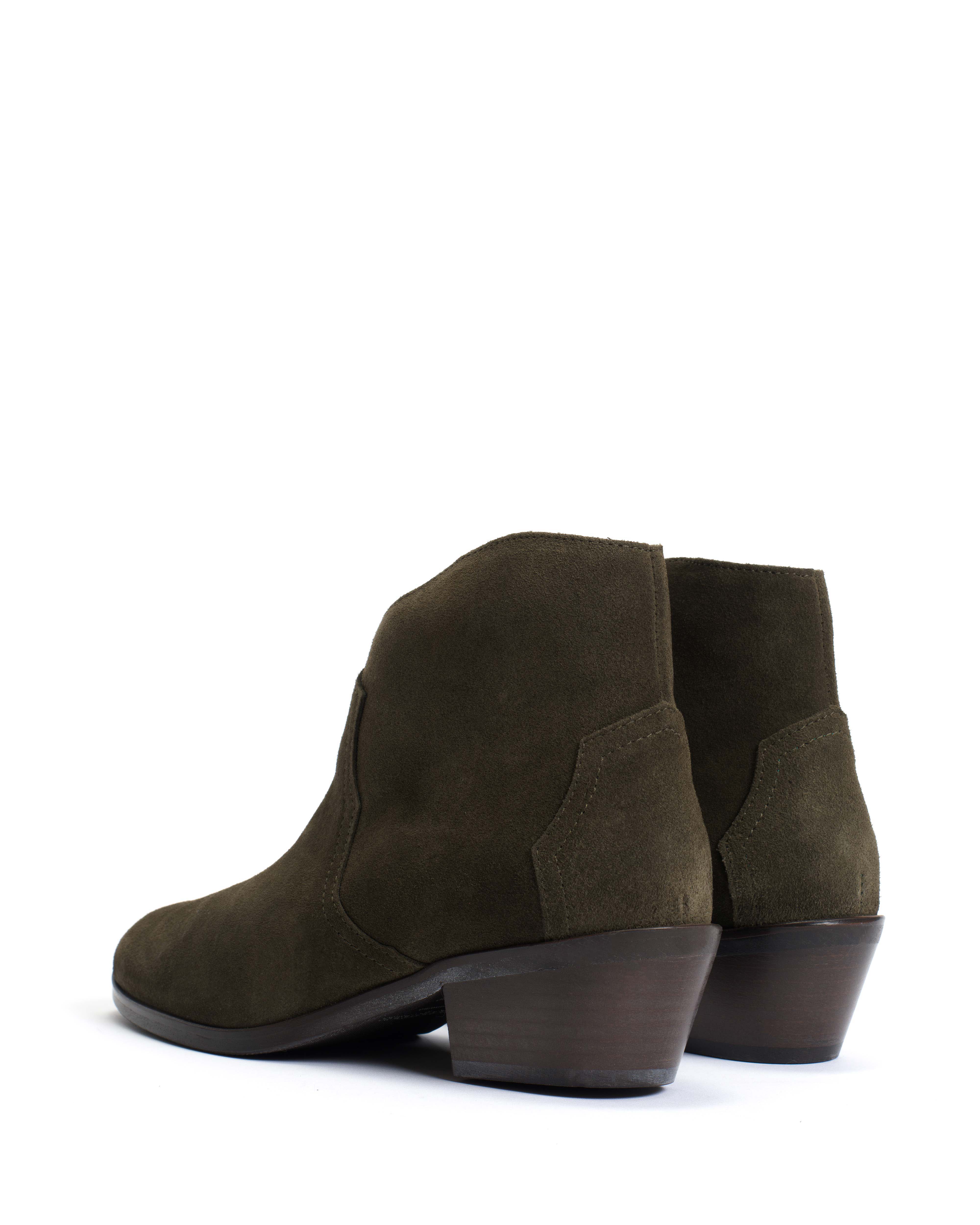 Fiona 35 Calf suede Moss green - Image 4