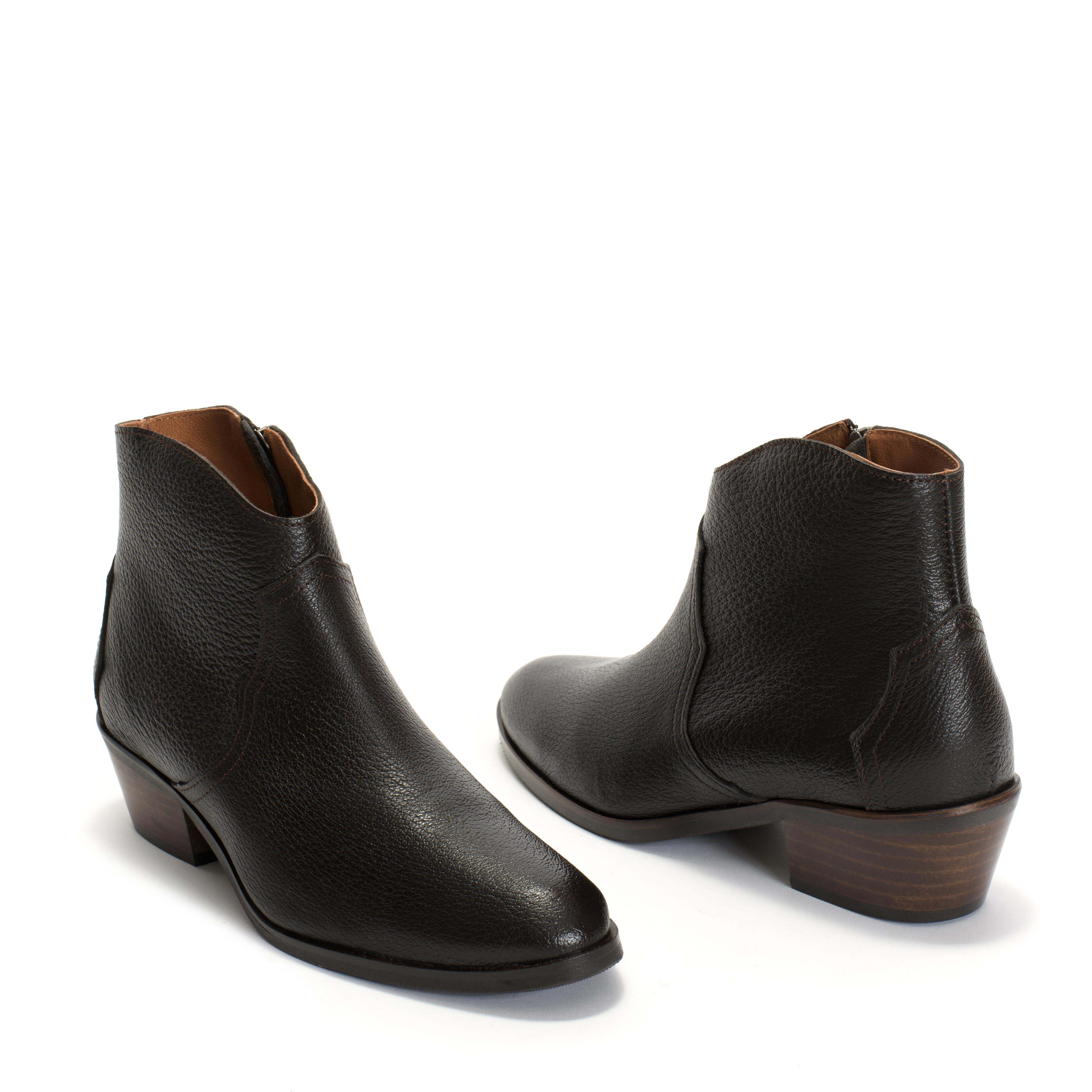 Fiona 35 Grained chevre goat Coffee brown - Image 5