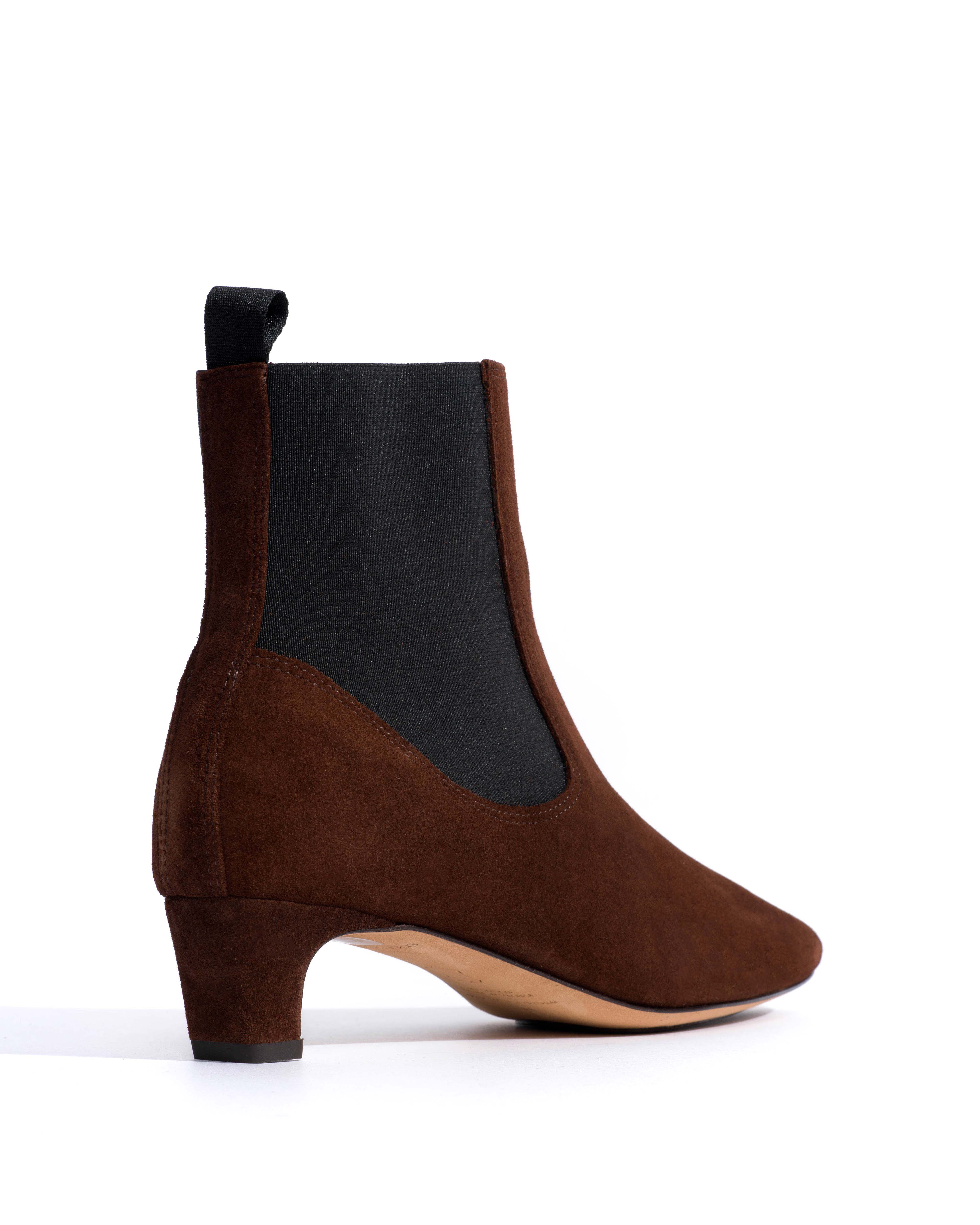 Gaby 40 Calf suede Chocolate - Image 4