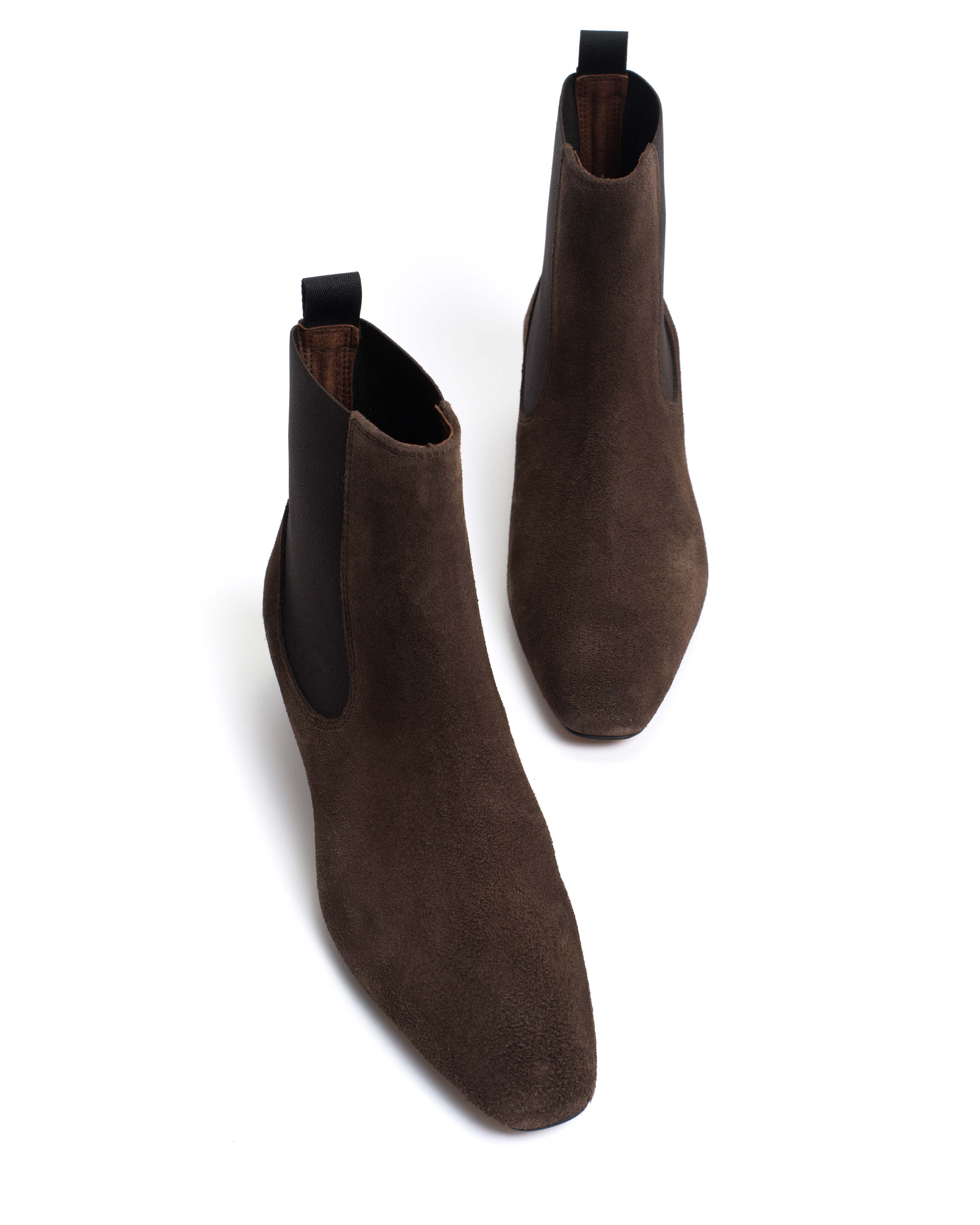 Gaby 40 Calf suede Coffee brown - Image 6