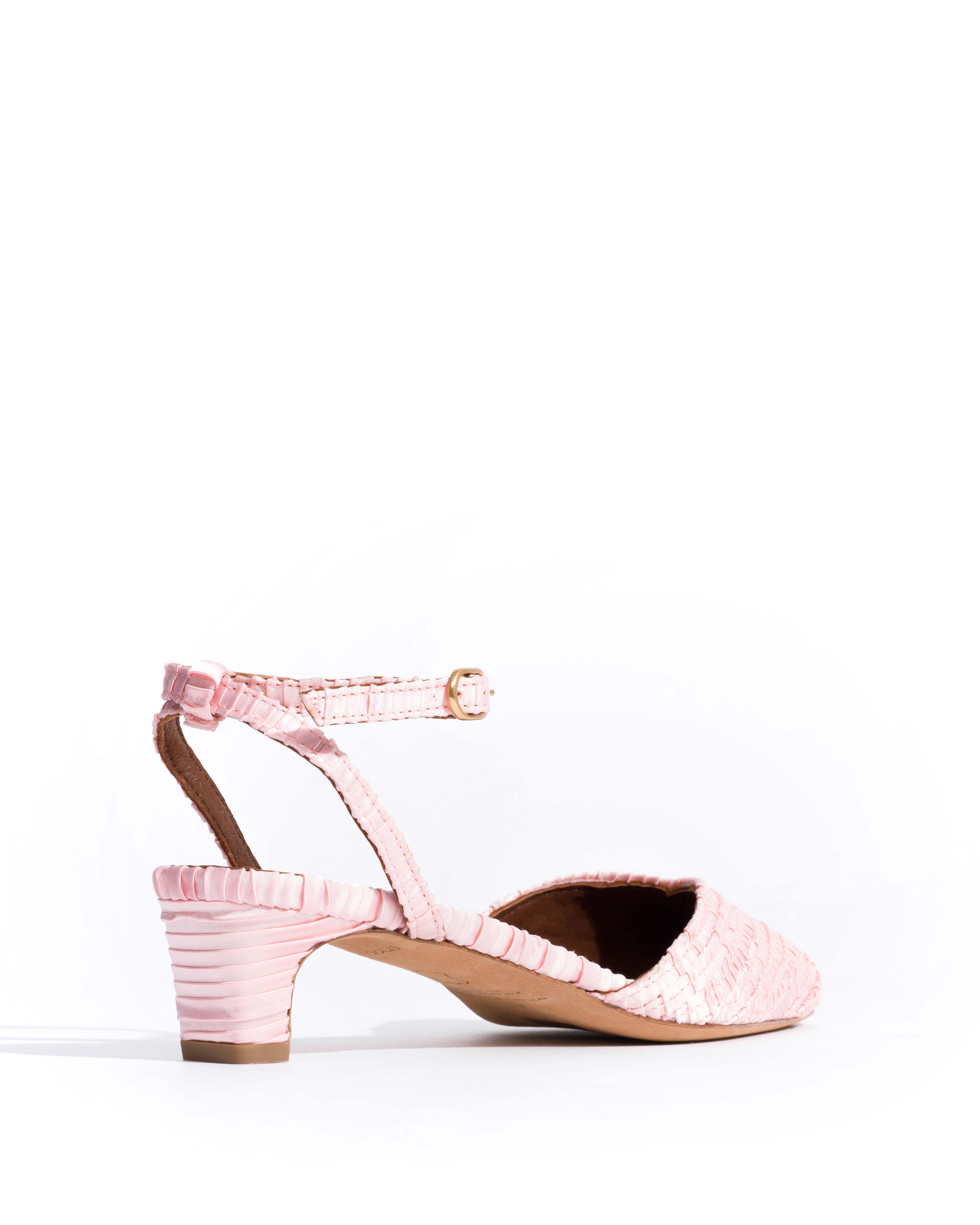 Givia 40 Pleated satin Dreamy pink - Image 3