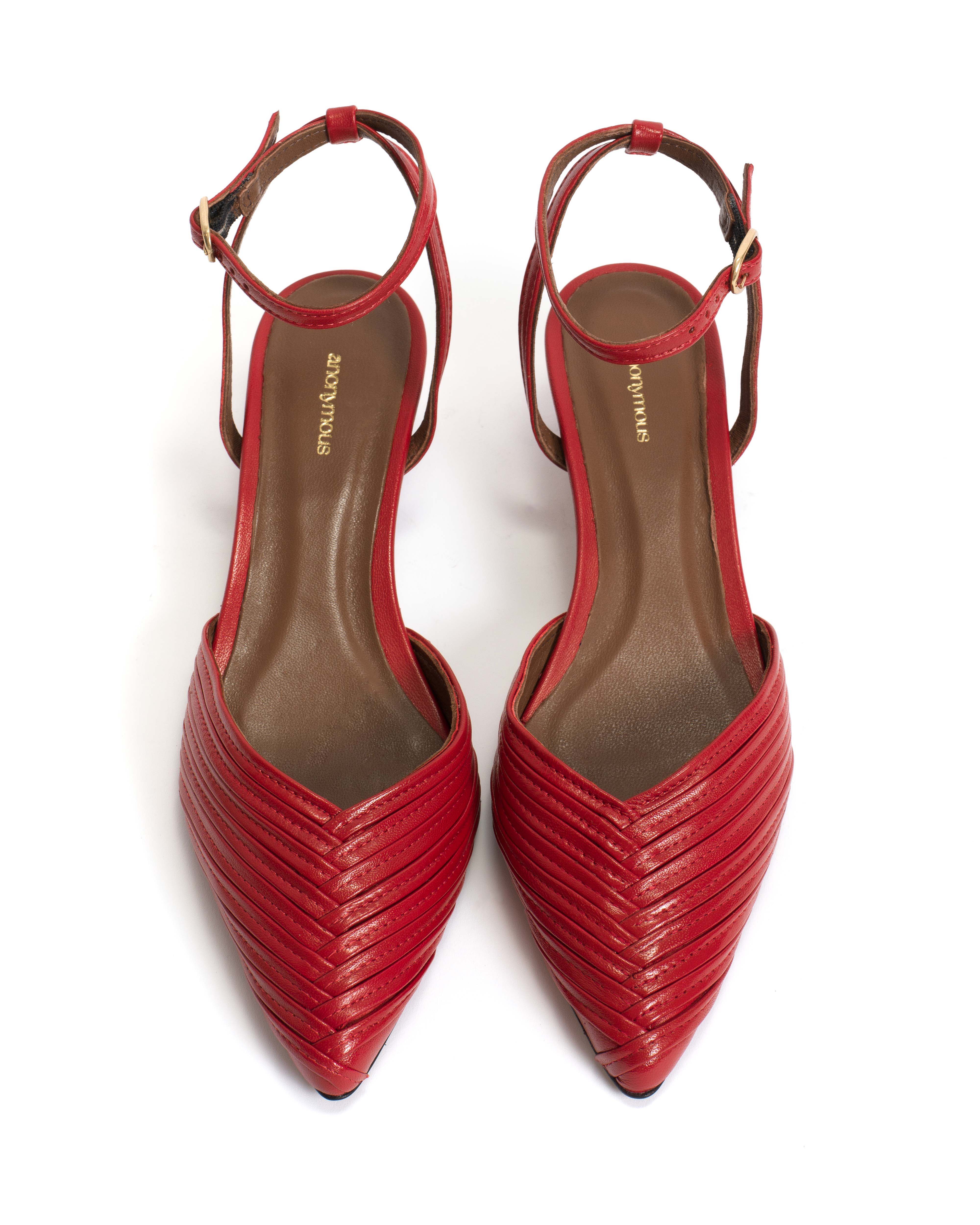Givia 40 Shiny lamb Ruby red - Image 4