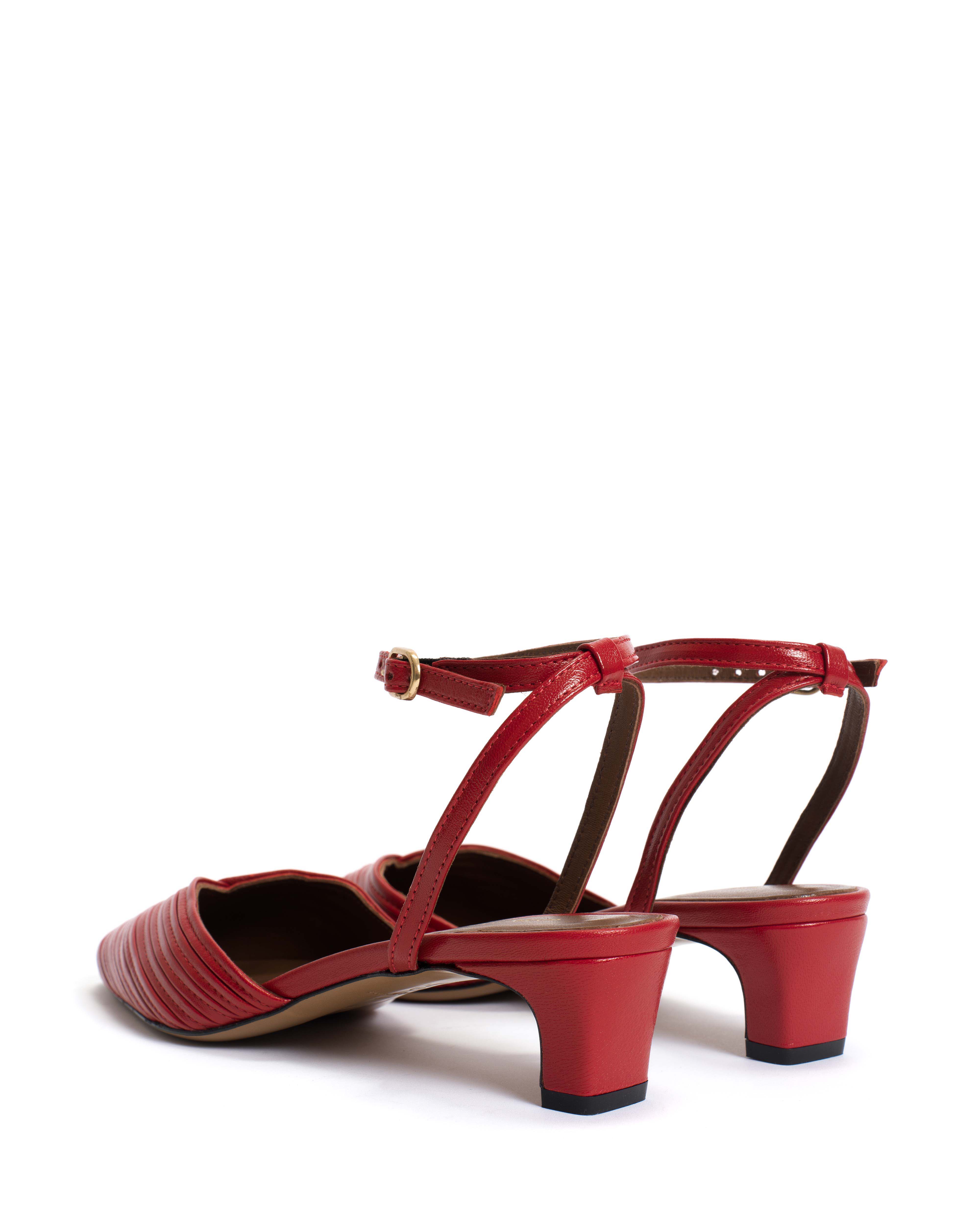 Givia 40 Shiny lamb Ruby red - Image 5